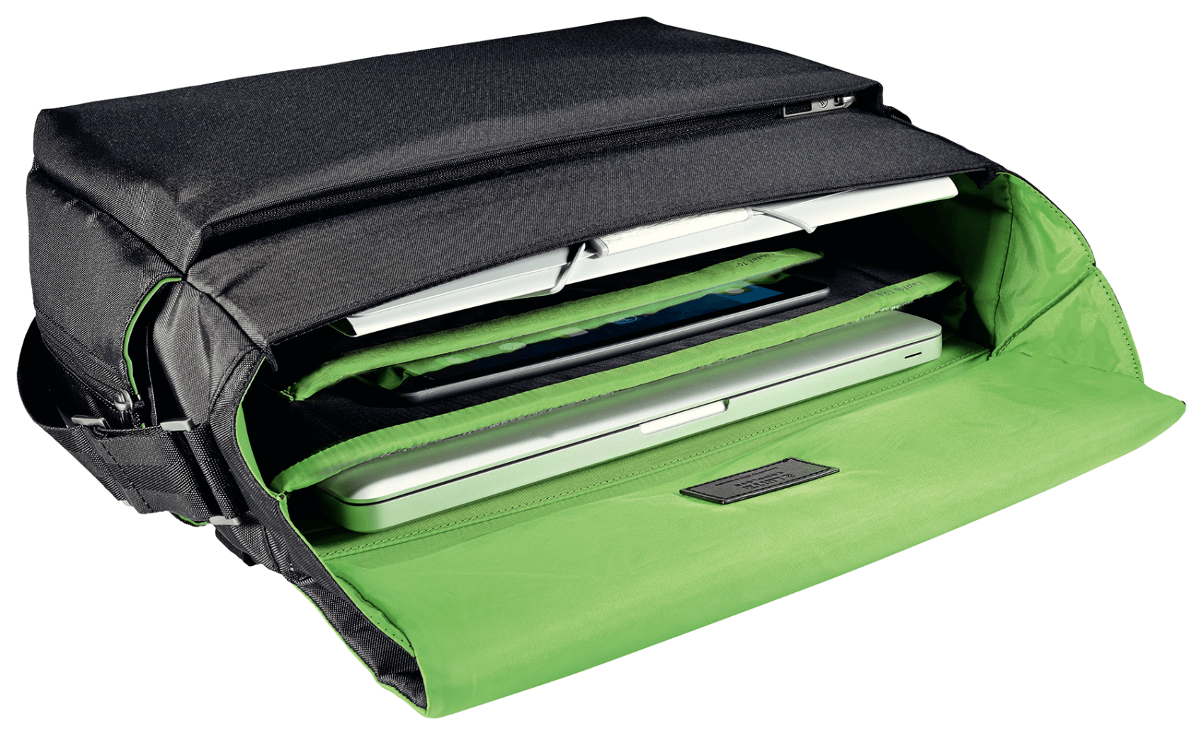 LEITZ Laptoptasche Complete 15,6 Zoll Messenger Smart Traveller Kunstfaser schwarz 60190095 bis 39,6 cm (15,6 Zoll)