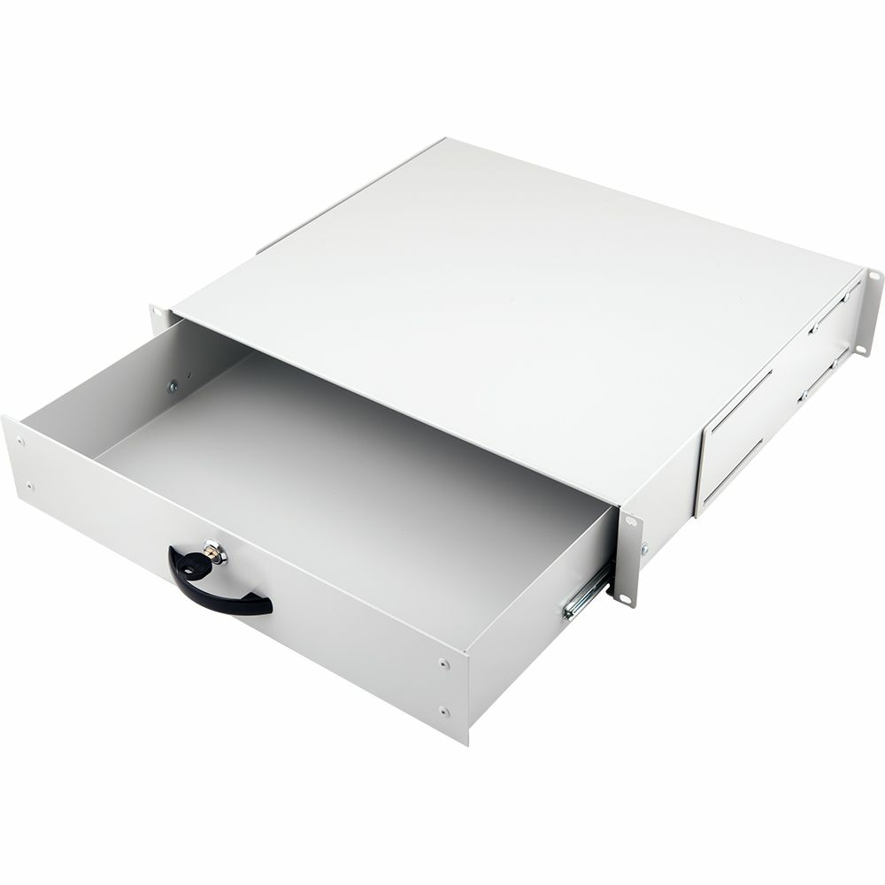 Equip 19 Schublade für Serverschränke abschl. 2U RAL7035