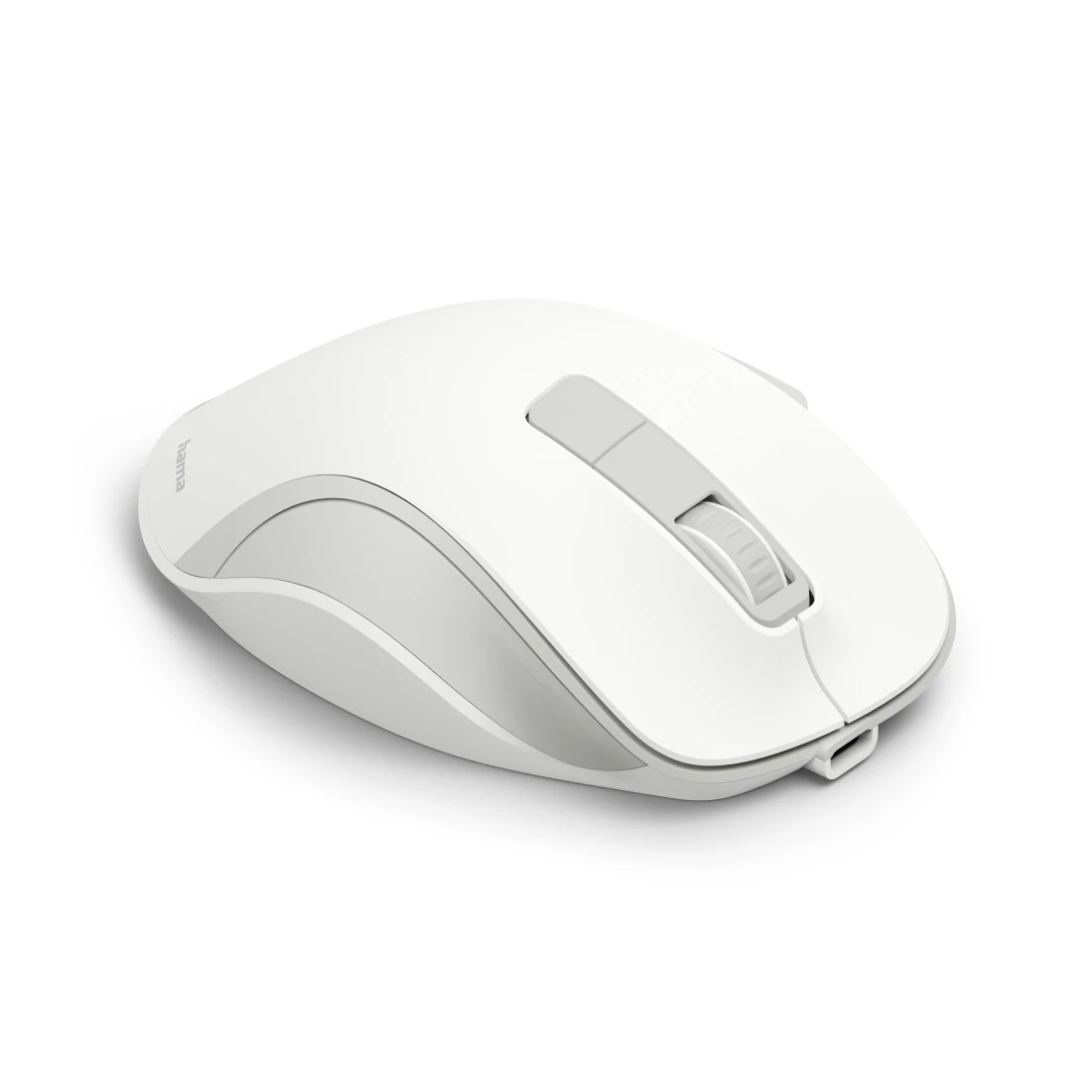 hama WM-500 Maus ergonomisch kabellos weiß