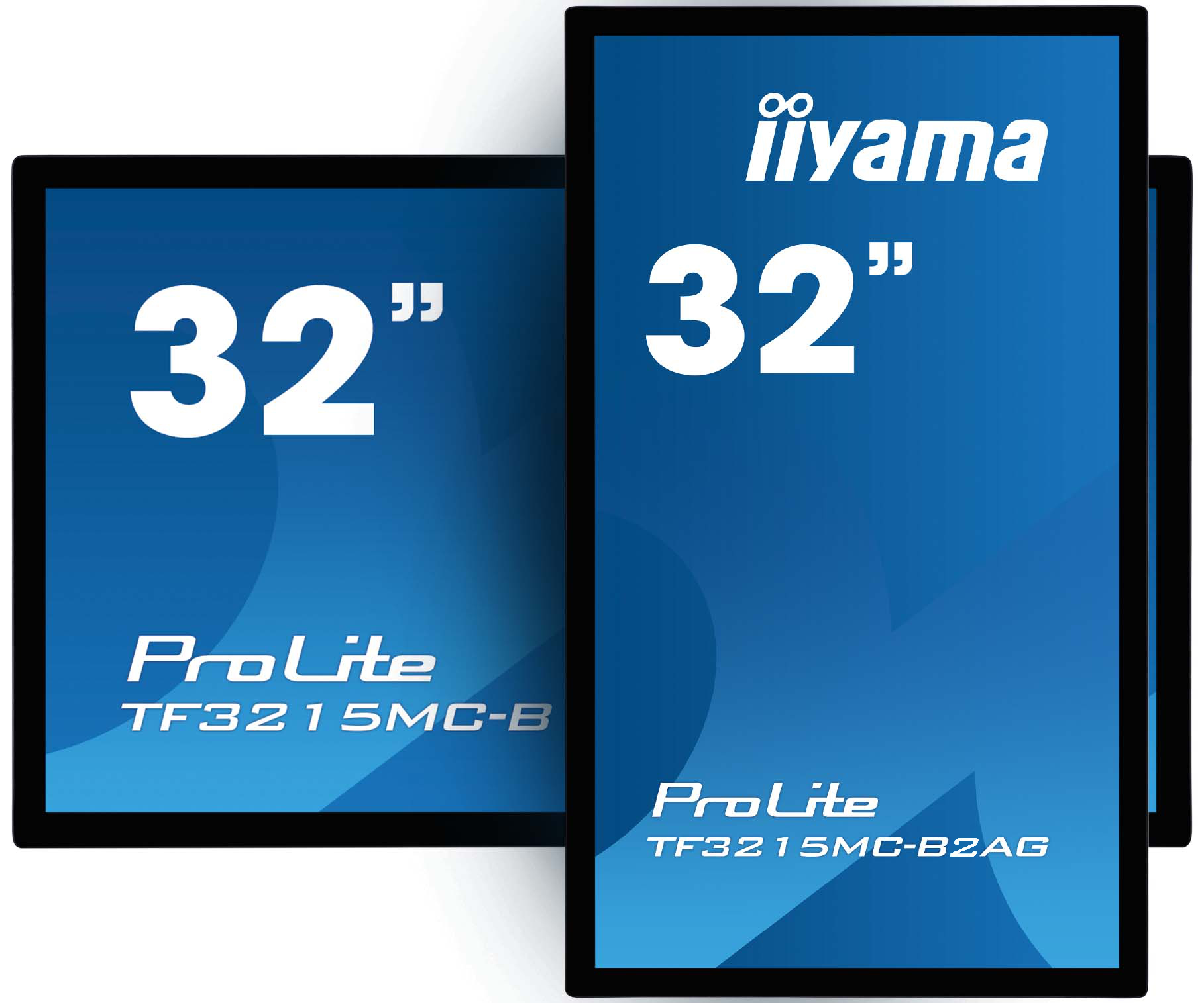 IIYAMA TF3215MC-B2AG 81,28cm 32Zoll PCAP AntiGlare Bezel Free 30-Points TouchScreen 1920x1080 AMVA3 panel VGA HDMI DisplayPort panel