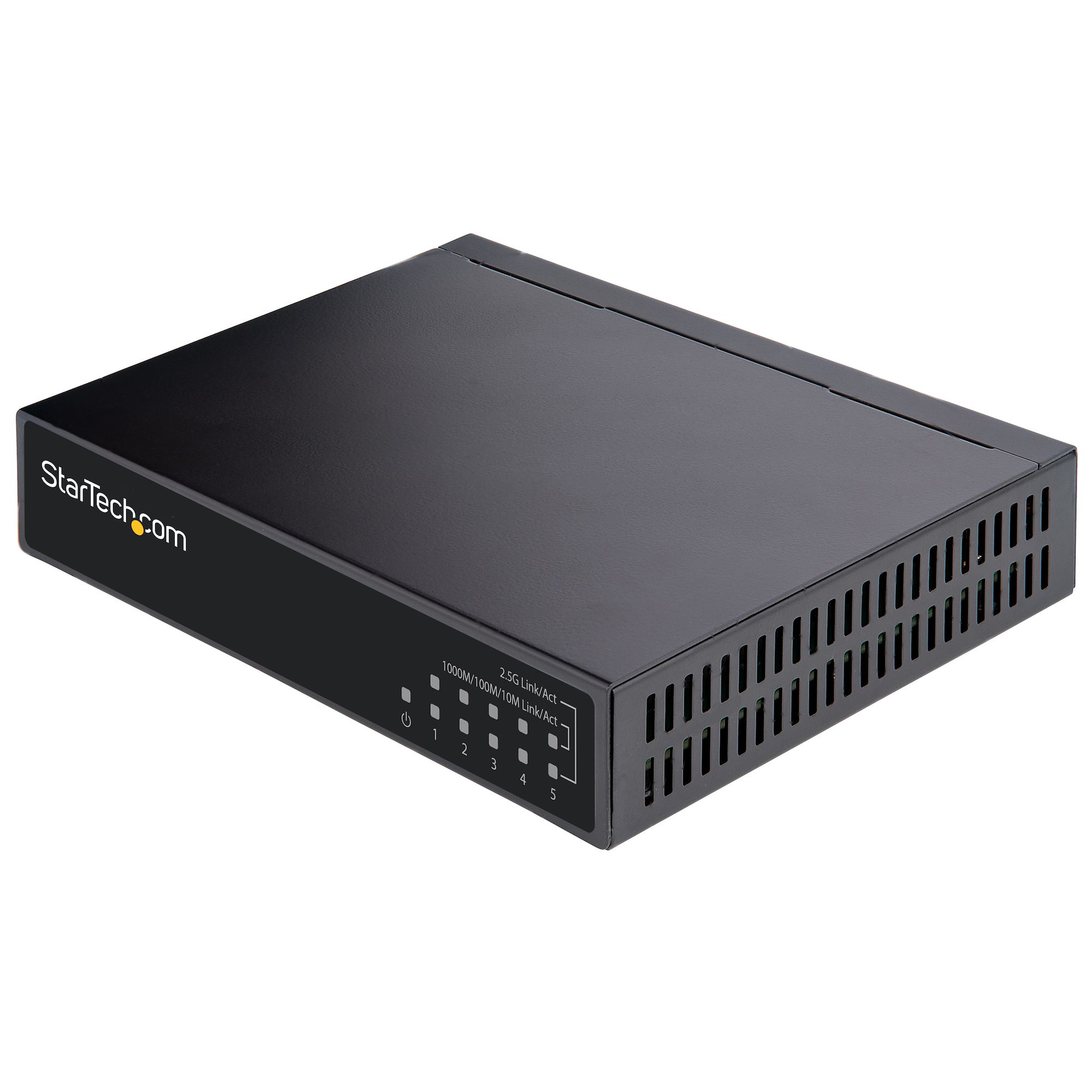 UNMANAGED 2.5G SWITCH 5 PORT ALL-METAL CASE FANLESS WALL KIT