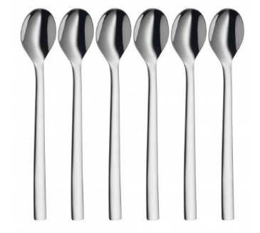 WMF Langstiellöffel Nuova silber glänzend, 6 St.
