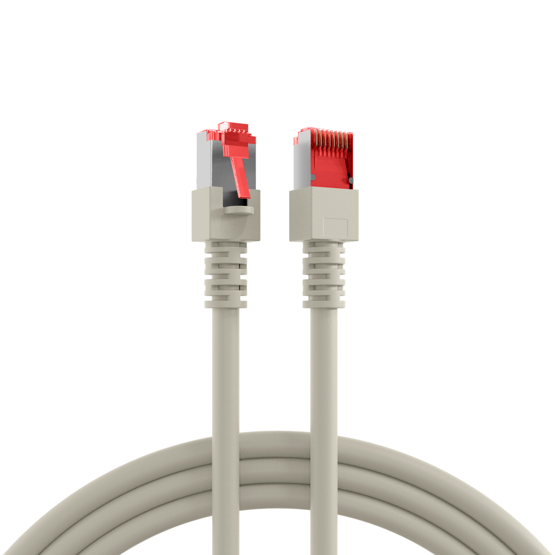 RJ45 PATCHKABEL S/FTP CAT.6 LSZH 0.15M GRAU