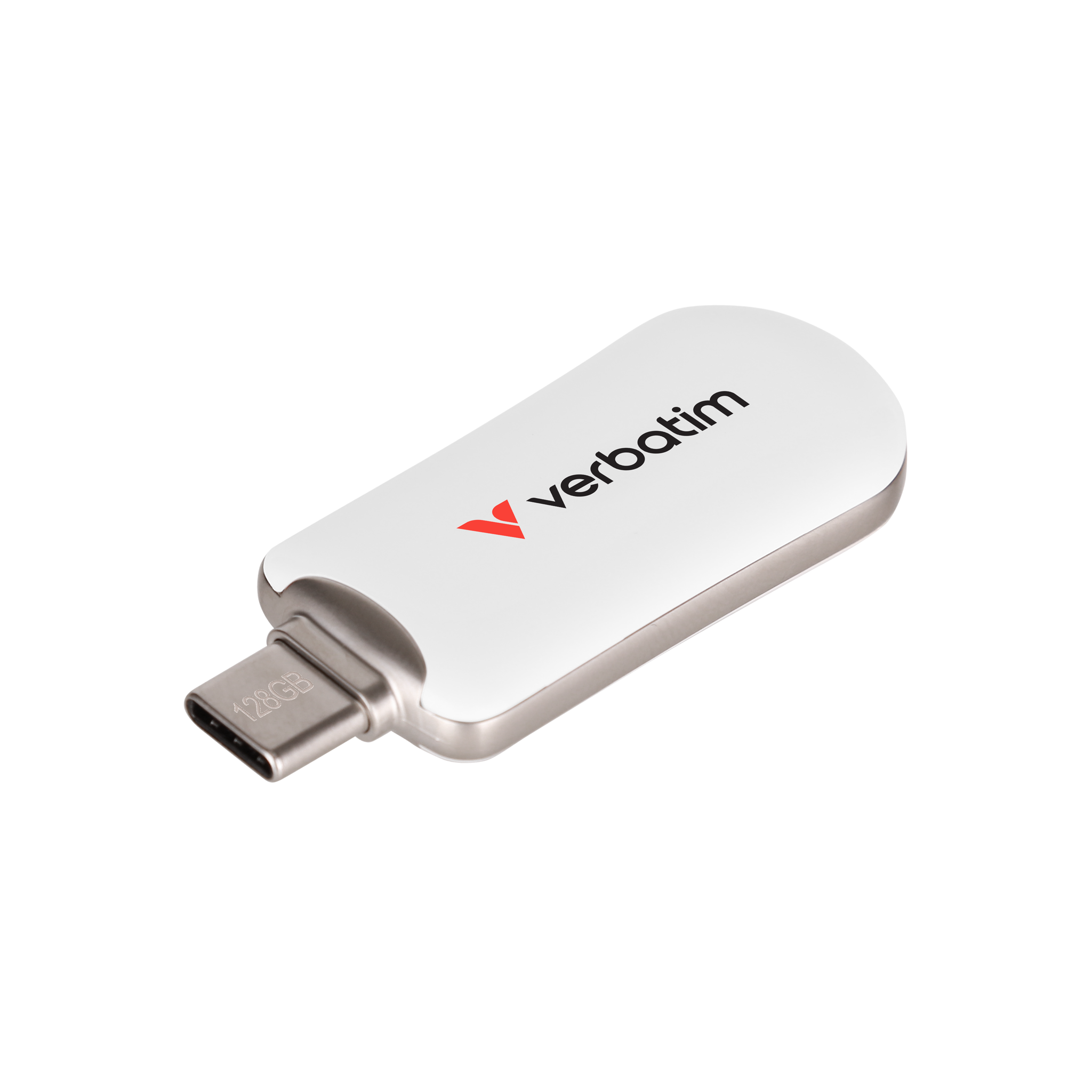 Verbatim Plectra White 128GB USB-C Flash Drive 30229