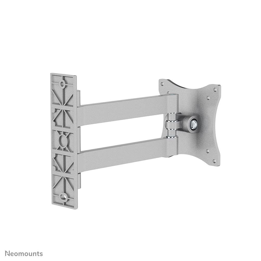 NEOMOUNTS FPMA-W820 Wandhalterung fuer Flachbildschirme 25,4-60,96cm 10-24Zoll Tilt 12 kg 2 Pivot Farbe Silber