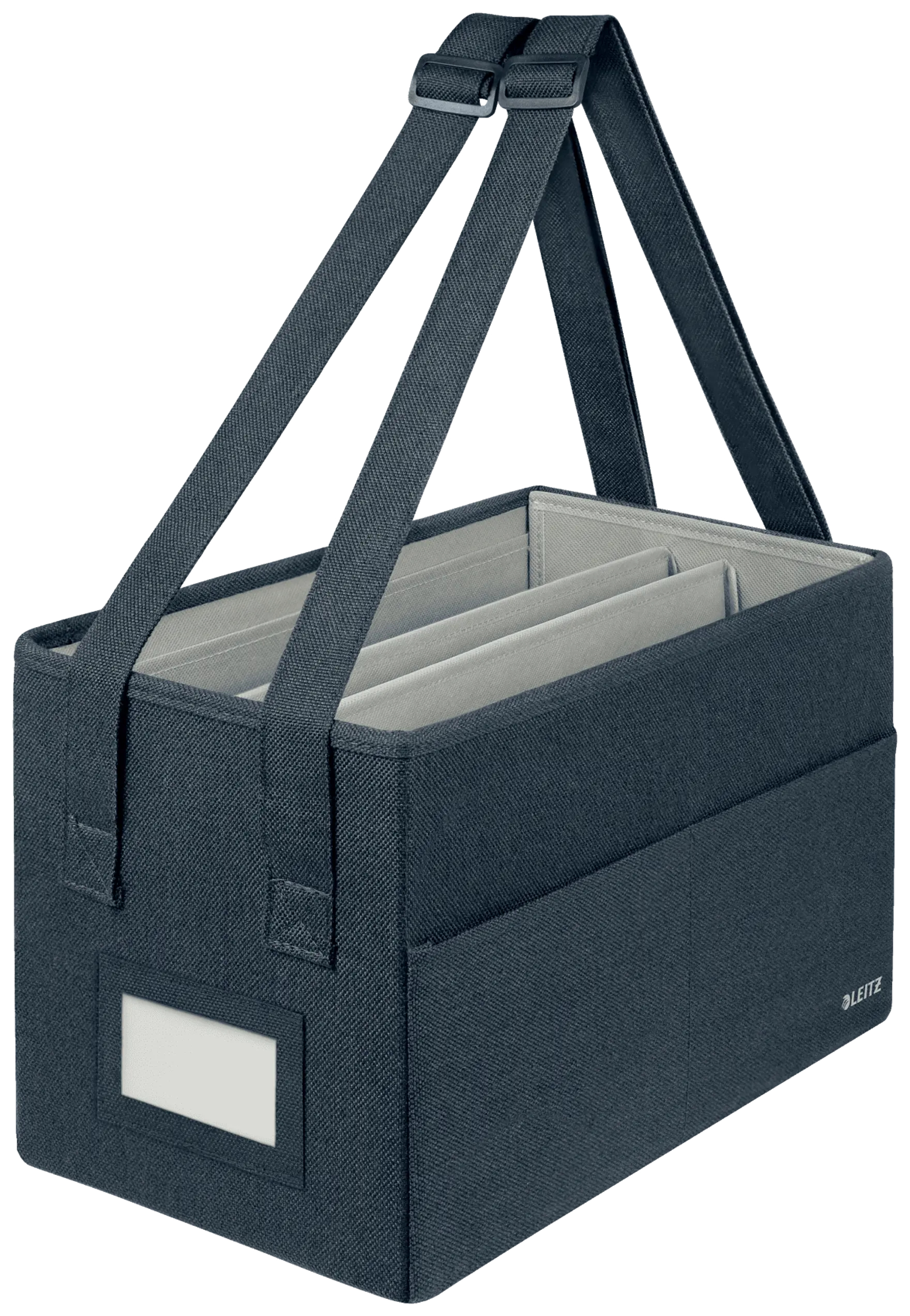 LEITZ Desk Sharing Tasche kompakt 65760089 Stoff samtgrau