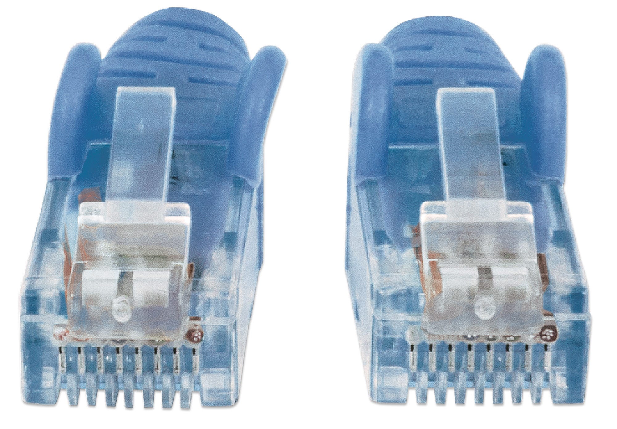 INTELLINET Patchkabel Cat6A CU S/FTP LSZH 7.50m blau
