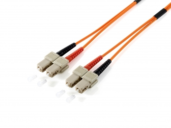 Equip Patchkabel SC->SC 20.00m Singlemode Duplex OS2 gelb Polybeutel