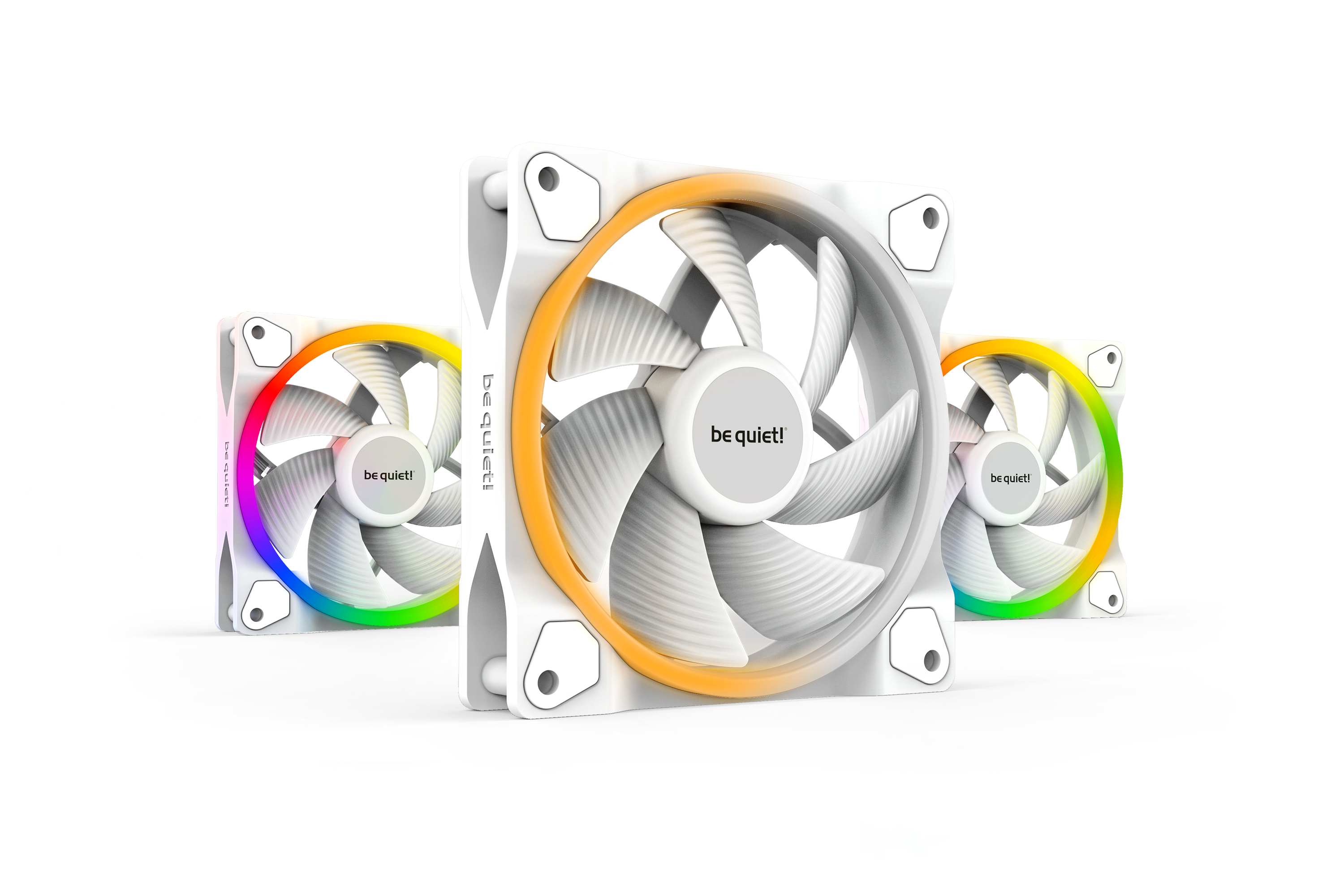 Light Wings White 120mm PWM Triple Pack, Gehäuselüfter