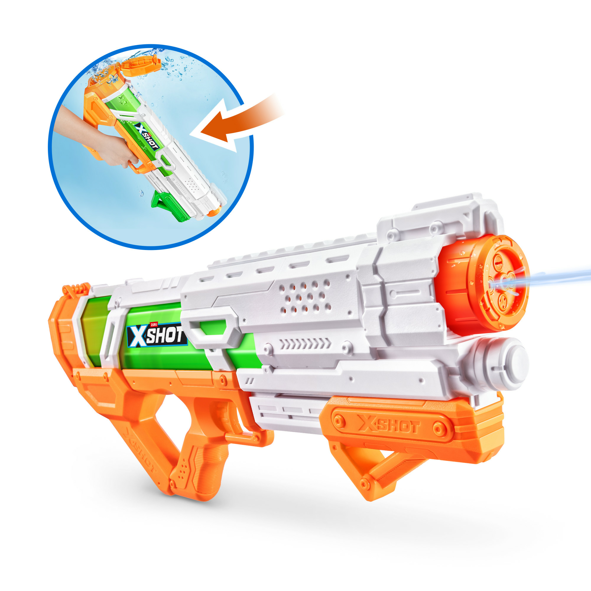 ZURU™ Wasserpistole XSHOT Epic Fast Fill mehrfarbig, 1 St.