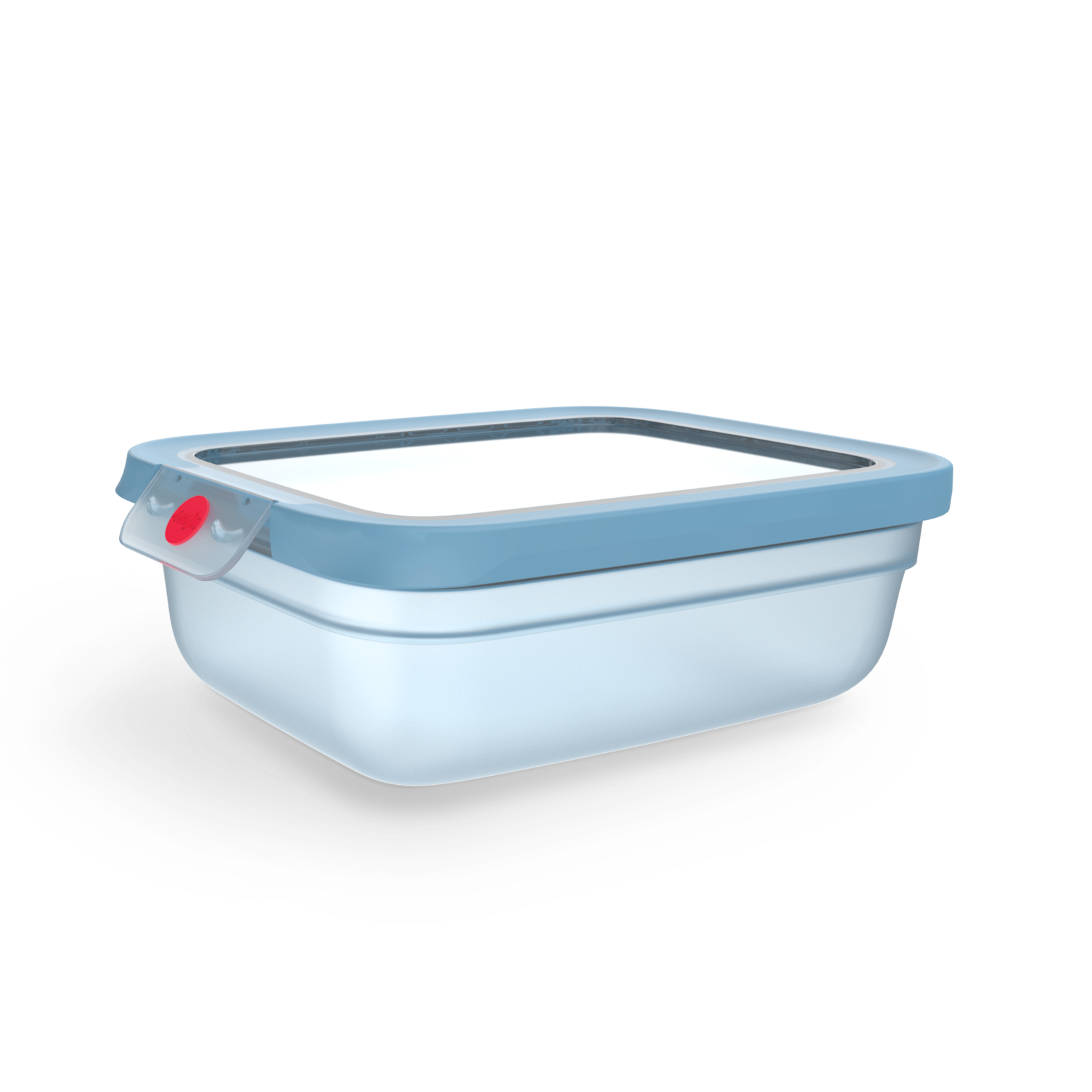 emsa Frischhaltedose ONECLICK 7,3 cm hoch blau 1,2 l, 1 St.