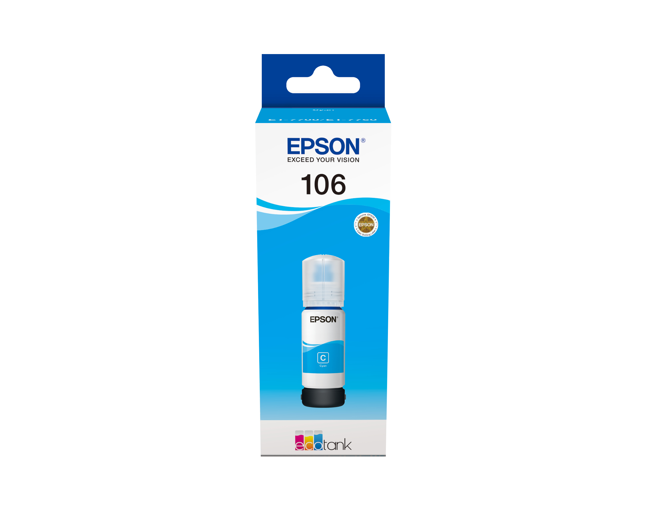 EPSON 106/T00R24 cyan Tintenflasche