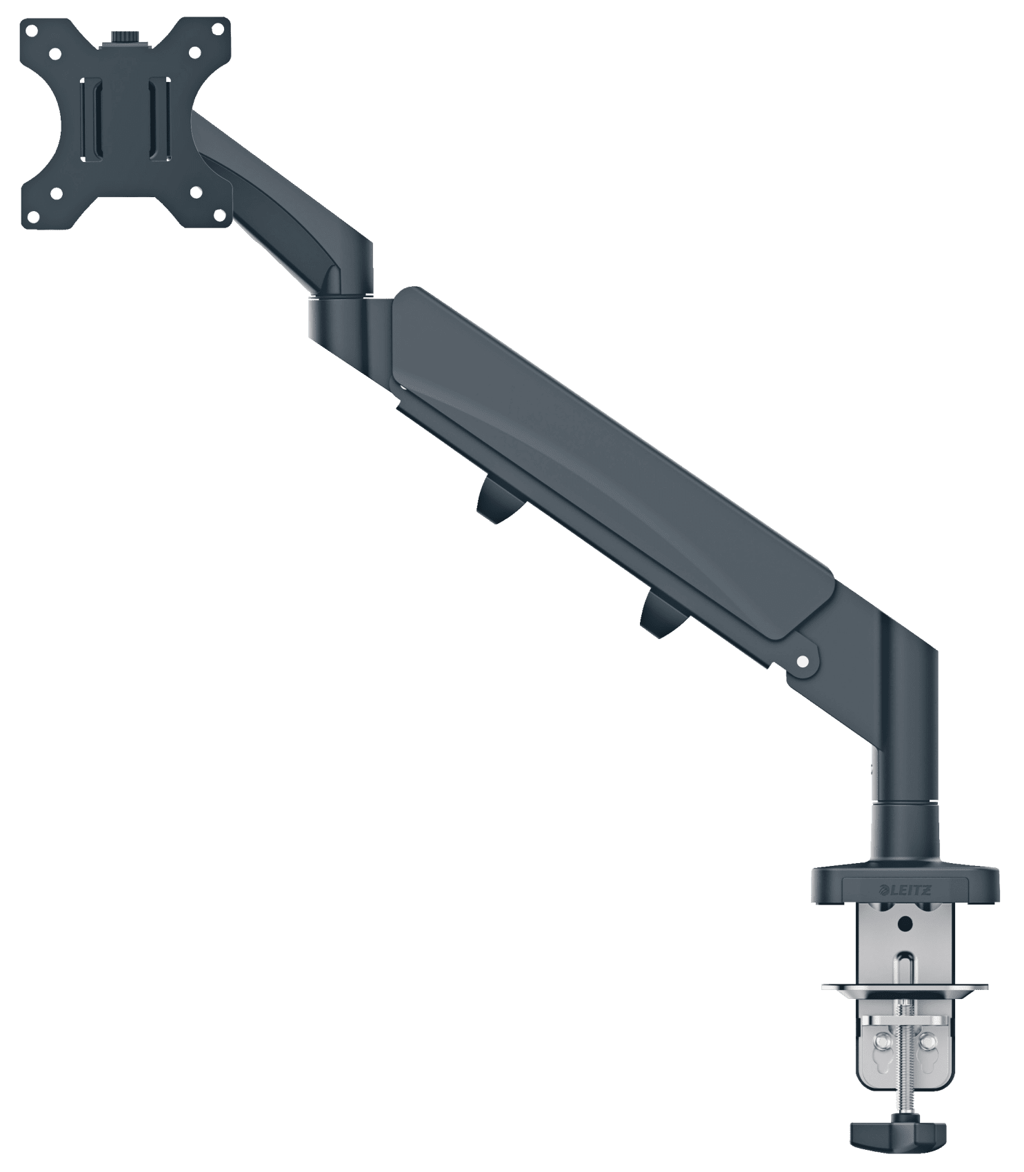 LEITZ Monitor-Halterung Ergo 64890089 dunkelgrau für 1 Monitor, Tischklemme