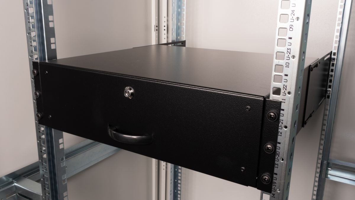 Equip 19 Schublade für Serverschränke abschl. 3U RAL9005