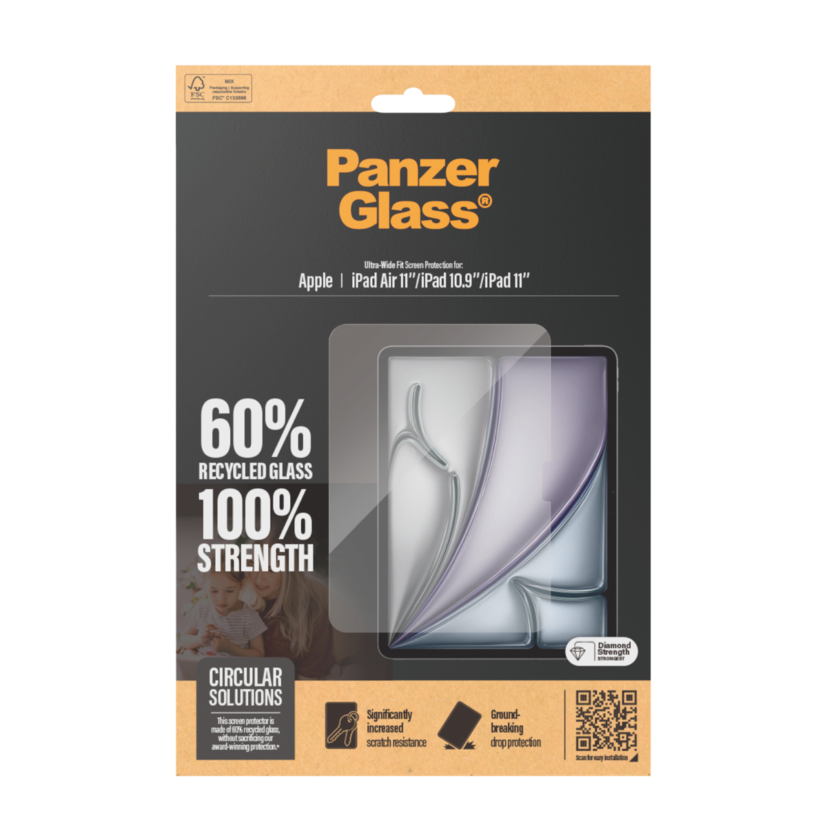 PANZERGLASS SCREEN PROTECTOR IPAD AIR 10.9IN AND IPAD 10.9IN