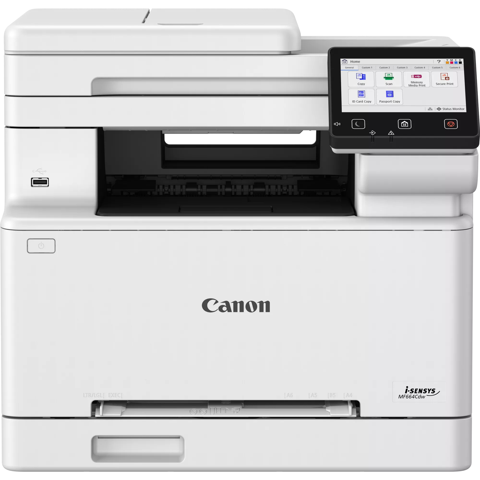 Canon i-SENSYS MF664Cdw 3 in 1 Farblaser-Multifunktionsdrucker grau