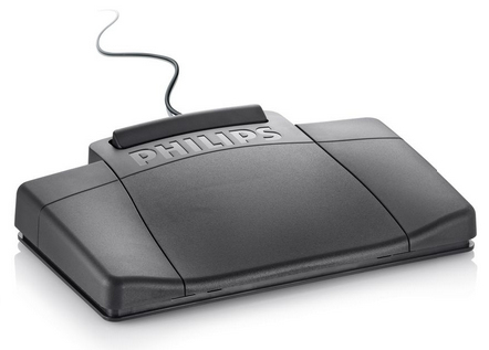 PHILIPS LFH2210 Fußschalter für Diktiergeräte