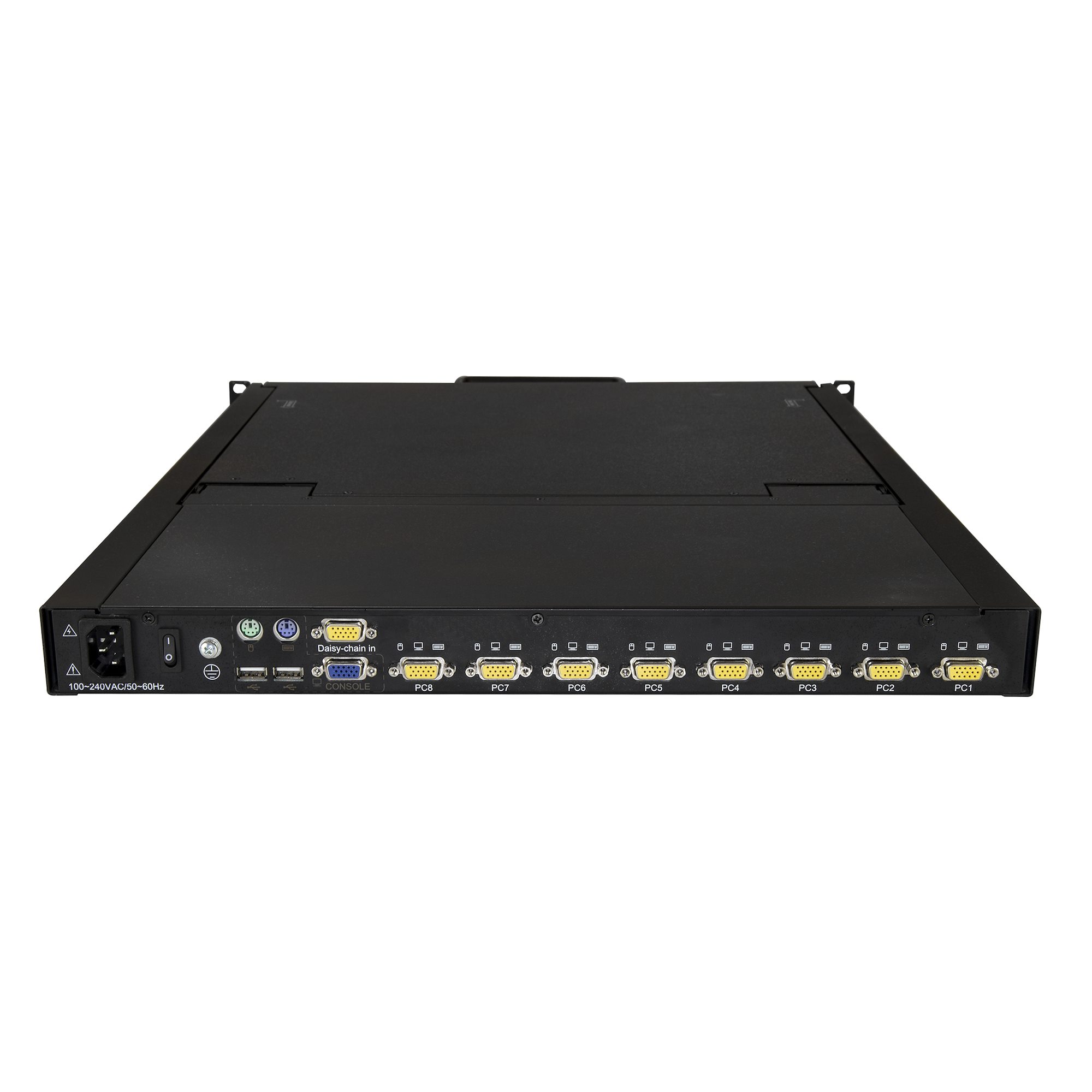 8 PORT RACKMOUNT KVM CONSOLE FOR SERVER RACK - 48.26 CM