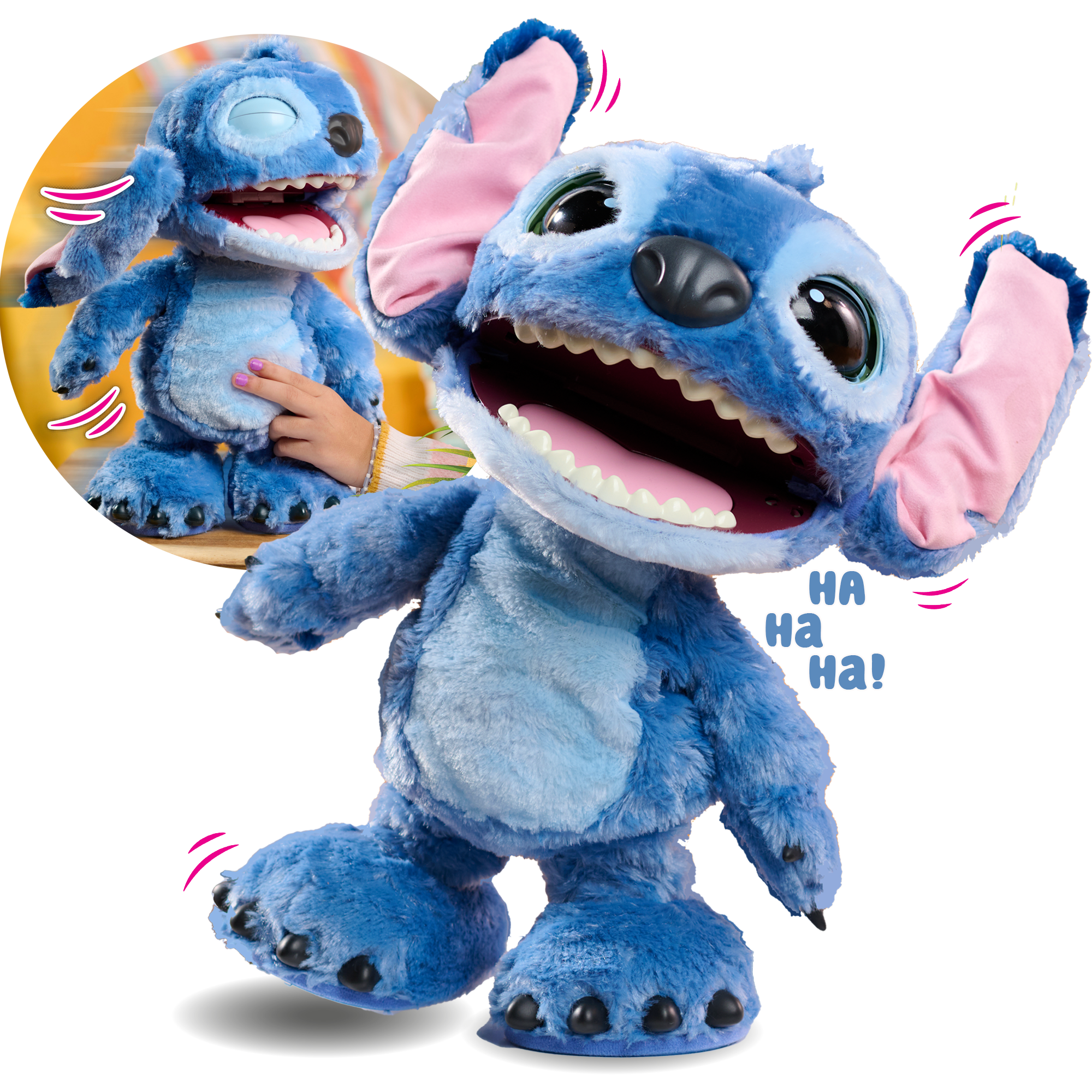 Disney Stitch Ultimate Stitch Interactive Feature Plüschfigur, Kuscheltier