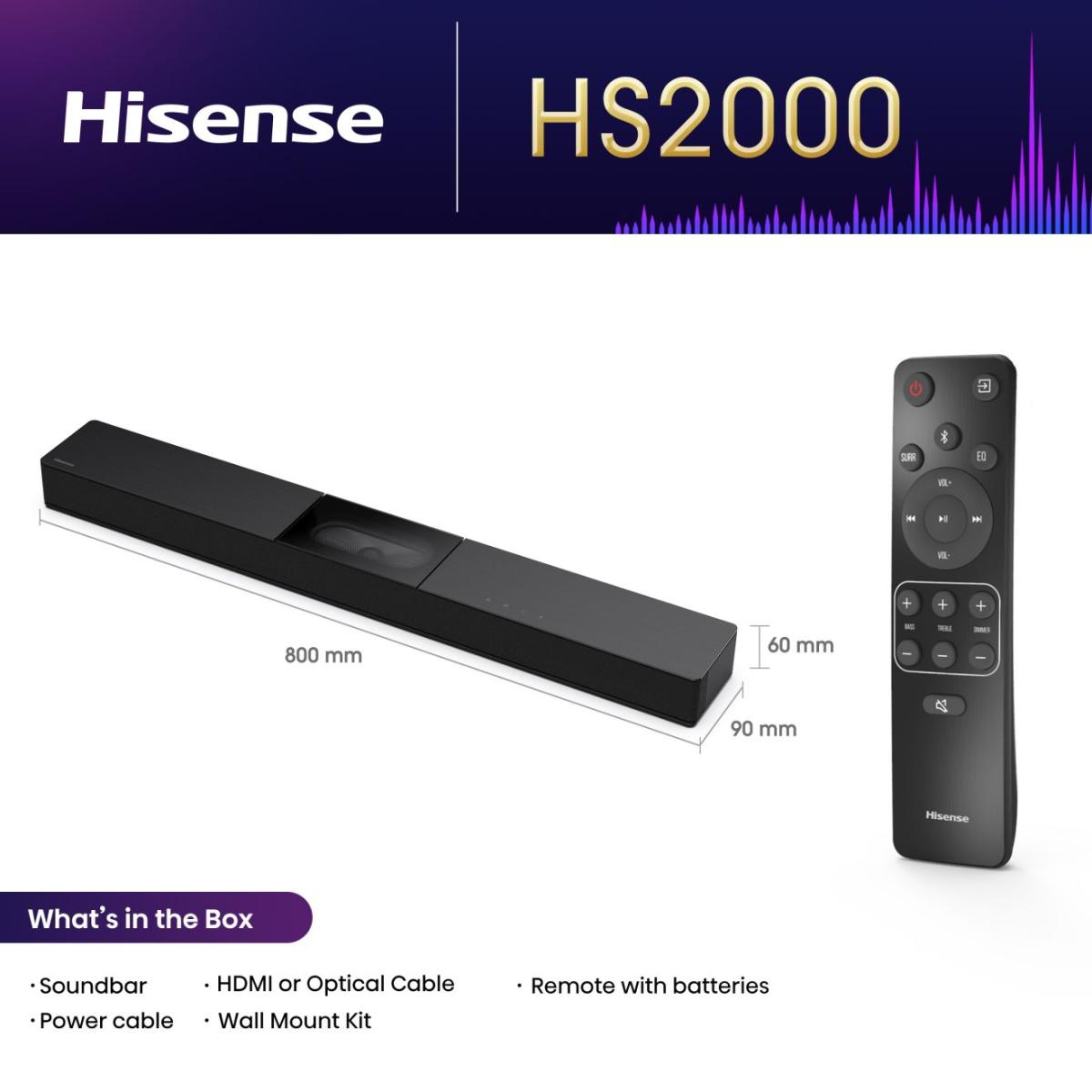HS2000 , Soundbar
