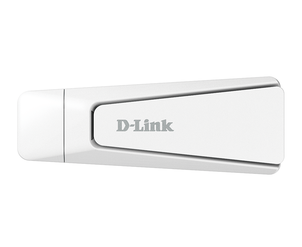 D-LINK AX18U Wi-Fi 6 USB Adapter AX1800 WPA3 bis 1200 Mbps (5 GHz) und 574 Mbps (2.4 GHz) OFDMA MU-MIMO