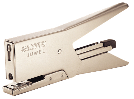 LEITZ Heftzange Juwel 2000 nickel, 1 St.