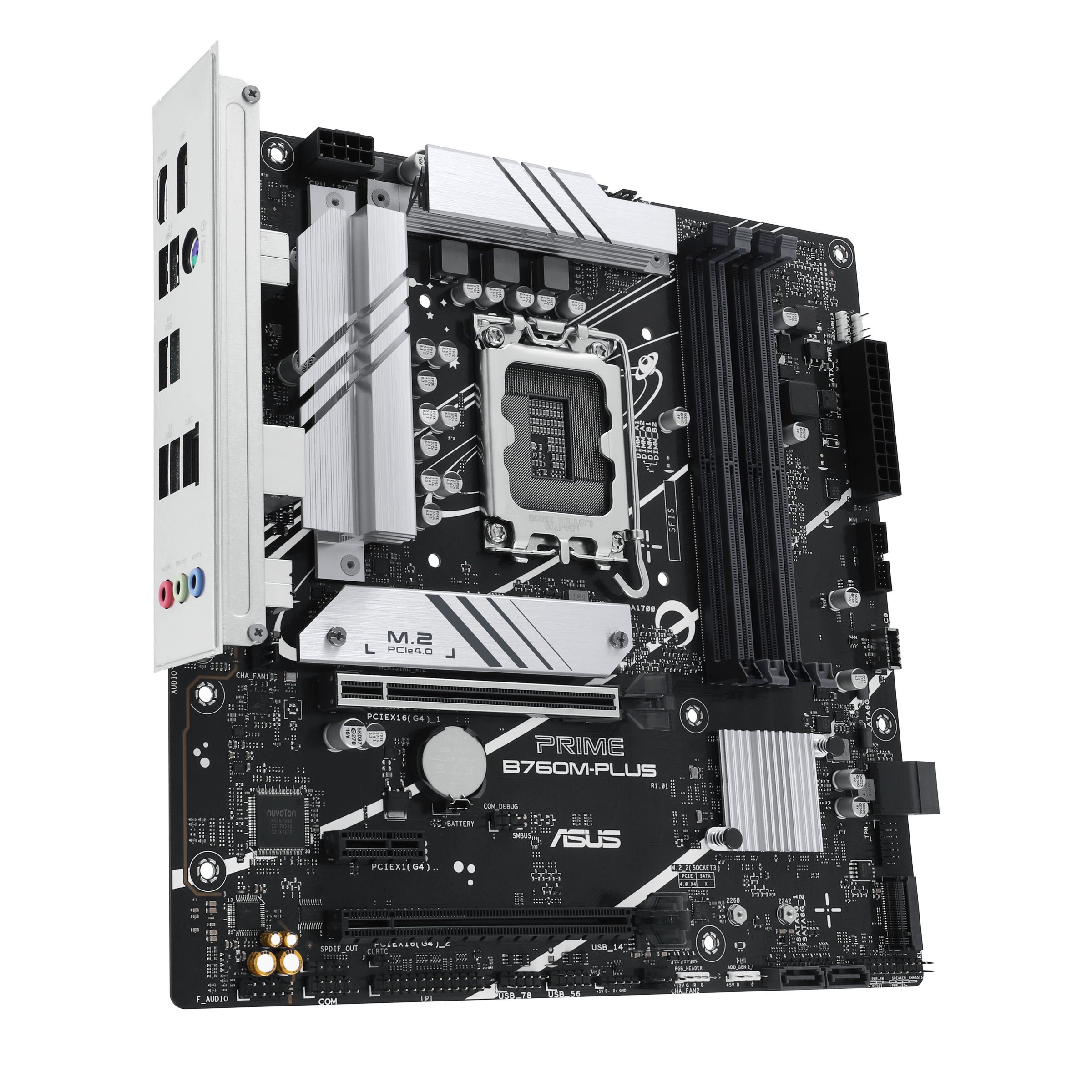 ASUS PRIME B760M-PLUS LGA 1700 4xDDR5 microATX 4xSATA MB 1xHDMI 1xDP 2xM.2
