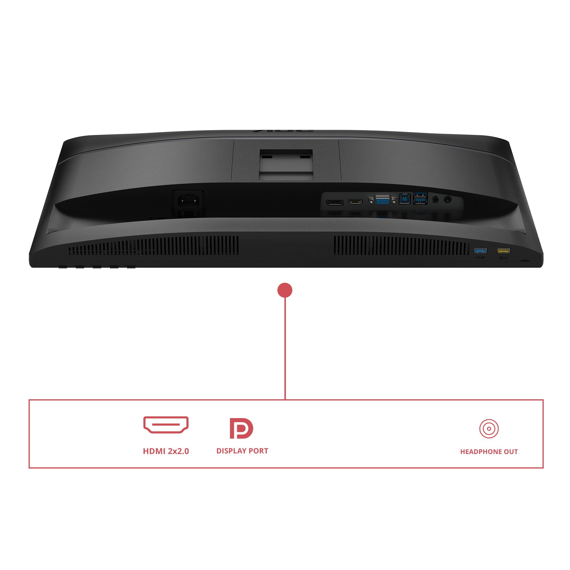 AOC 86,0cm (34) U34E2M 21:09 2xHDMI+DP black 4ms