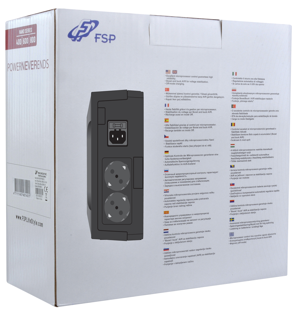 Fortron FSP Nano 800 - USV PPF4800305