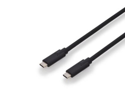 DIGITUS USB 3.1 Anschlusskabel Typ C -C St/St 1.0m, sw