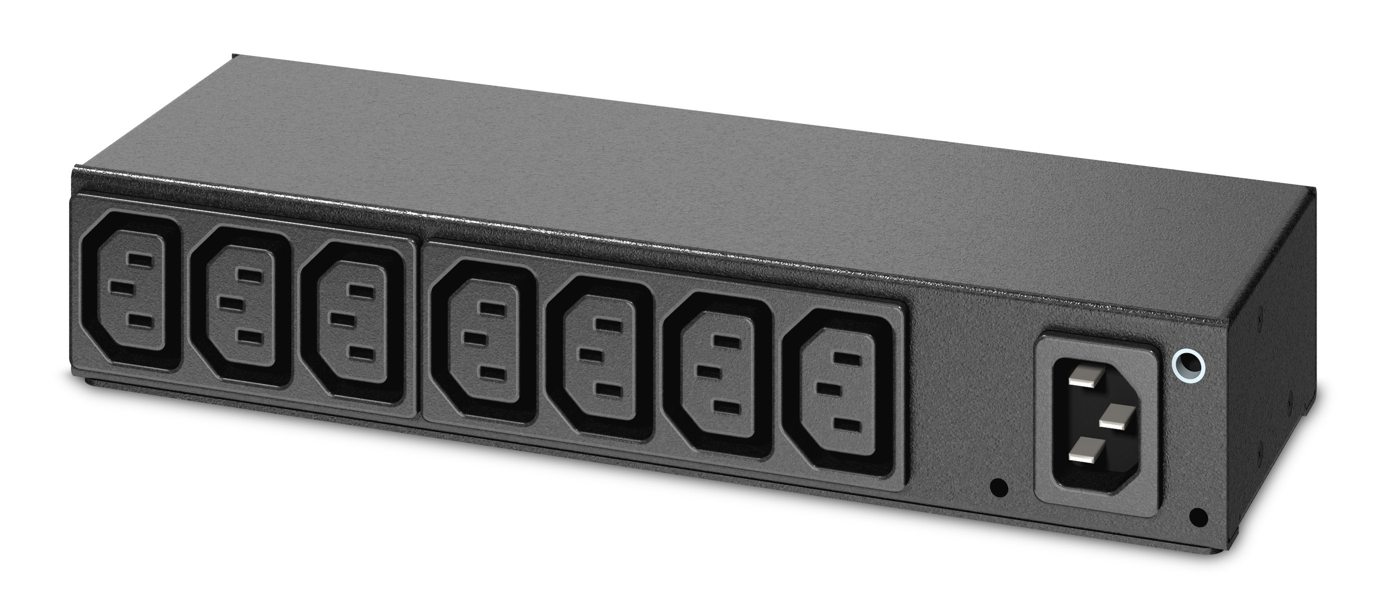 APC Basic Rack PDU AP6015A Rack AC 100/120/200/208/230/240V input IEC 60320 C14 output connectors 8 power IEC 60320 C13 1U BK
