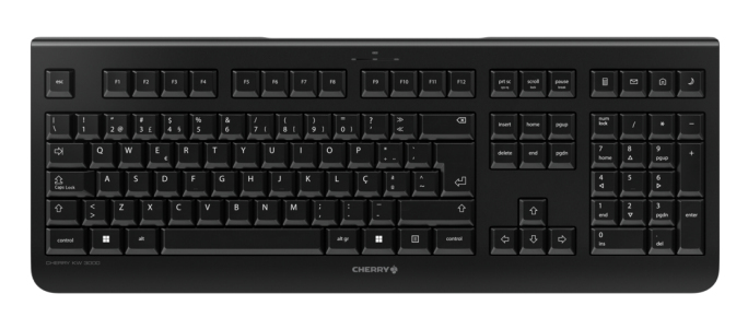 KW 3000 KEYBOARD WIRELESS LAYOUT-PORTUGAL BLACK