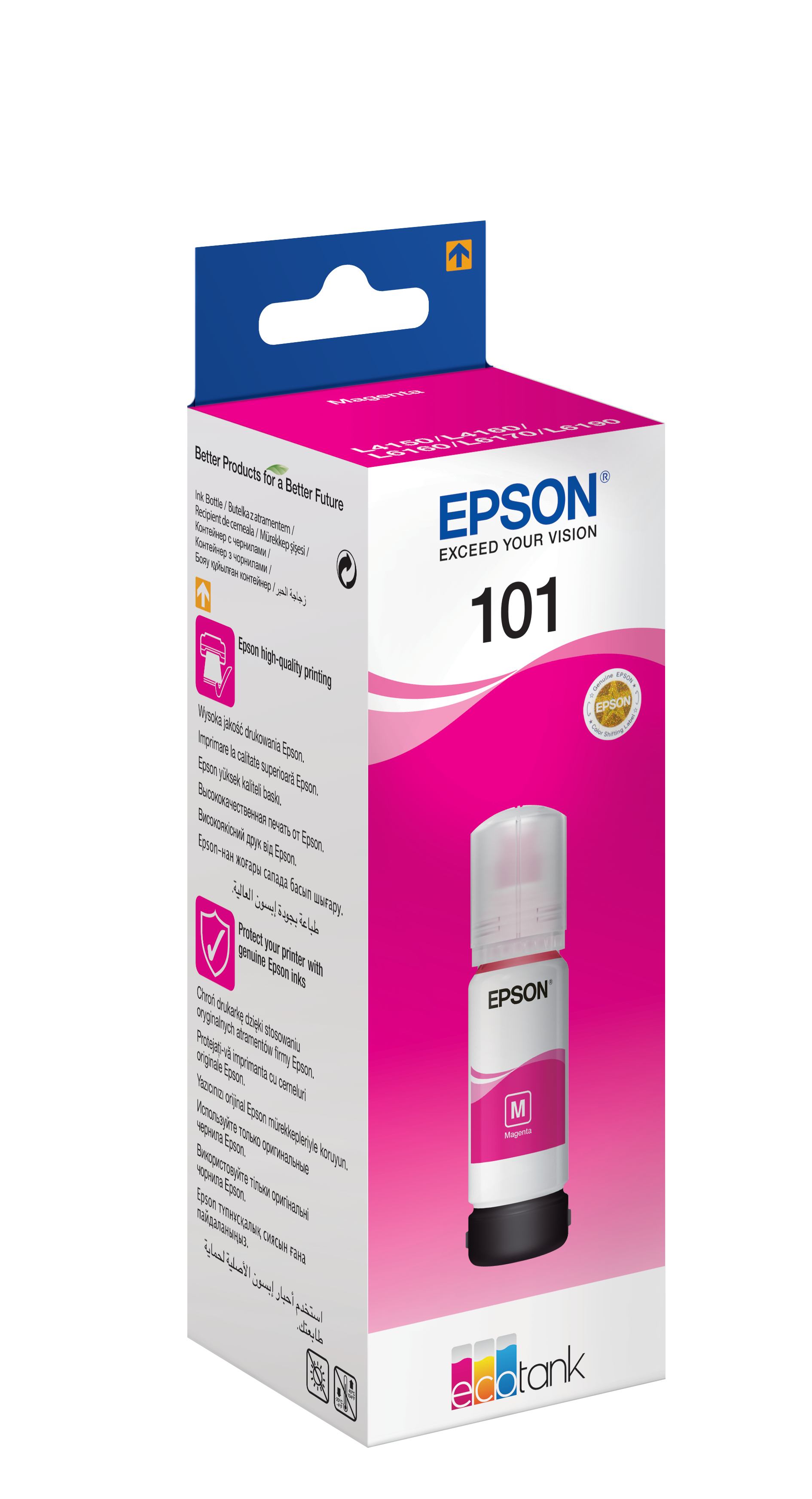 EPSON 1LB EcoTank Magenta ink bottle