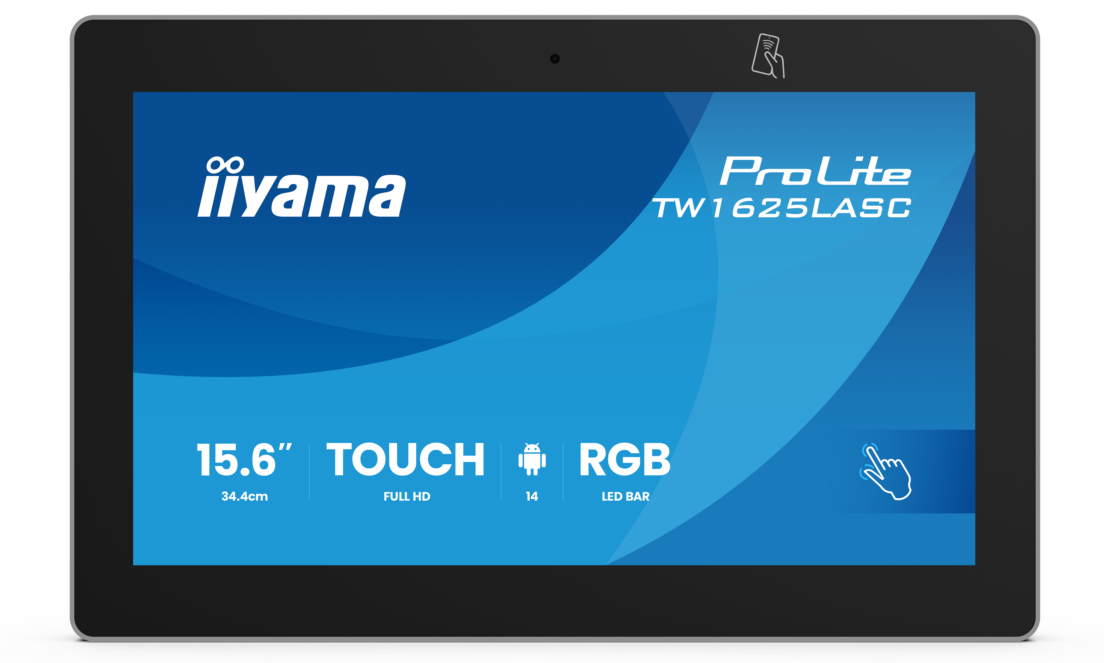 IIYAMA 34.4cm (15,6) TW1625LASC-B3PNR 16:9 M-Touch IPS