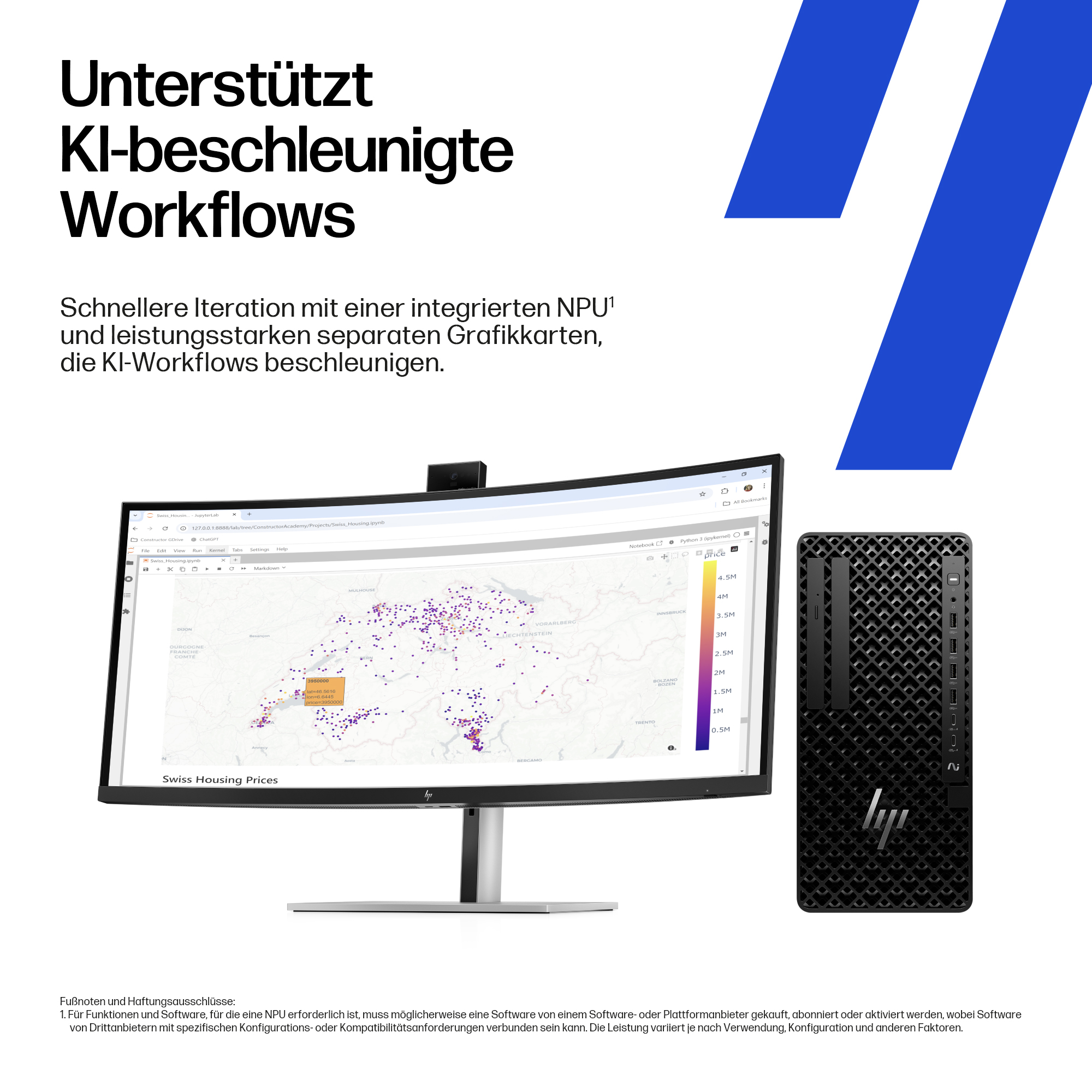 HP Z1 G1i Intel Core Ultra 9 285 32GB 1TB/SSD W11P 3J Gar (DE)
