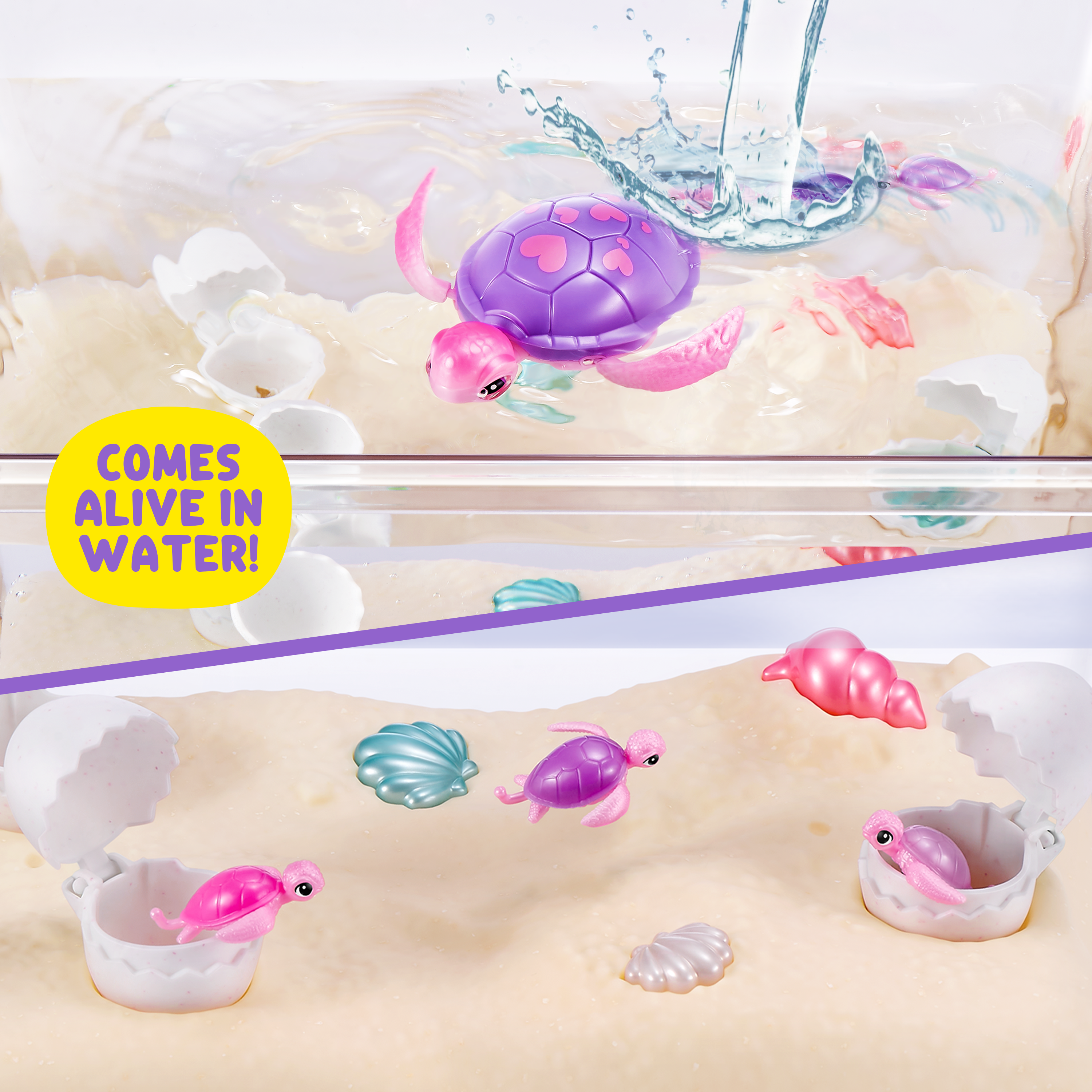 Pets Alive - Mama Turtle & Baby Surprise, Spielfigur