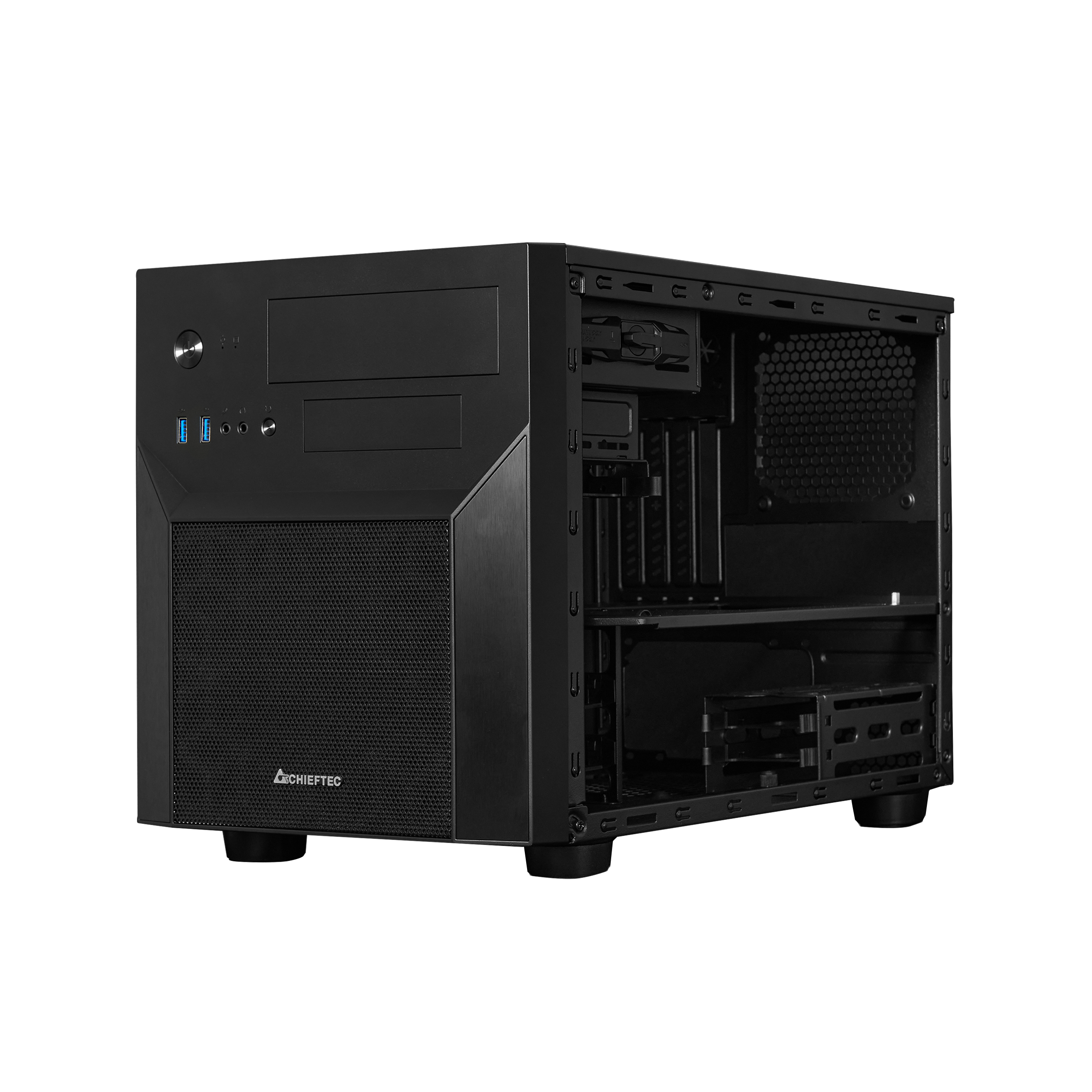Chieftec Geh MIDI CUBE CI-02B-OP (B) 2xUSB3.0/1xUSB2.0