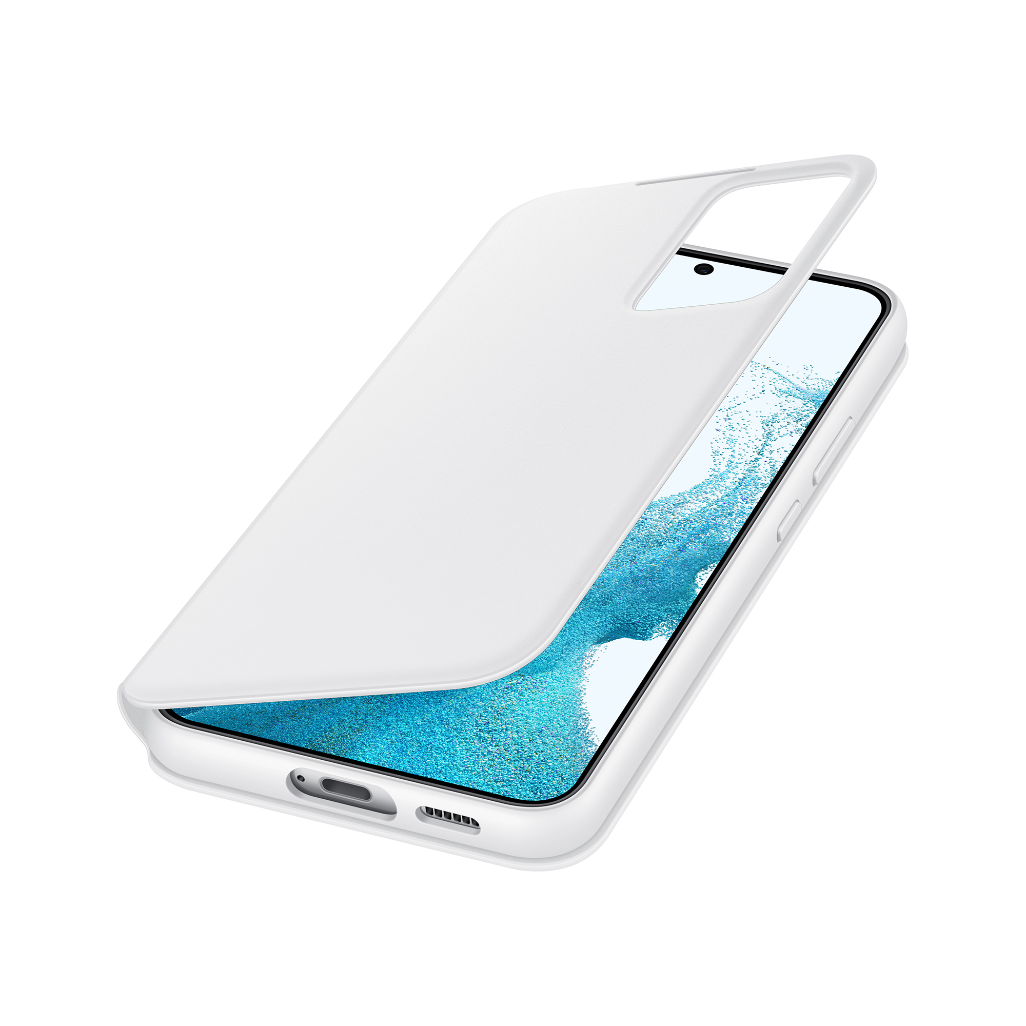 Samsung Clear View Cover für Galaxy S22+, White