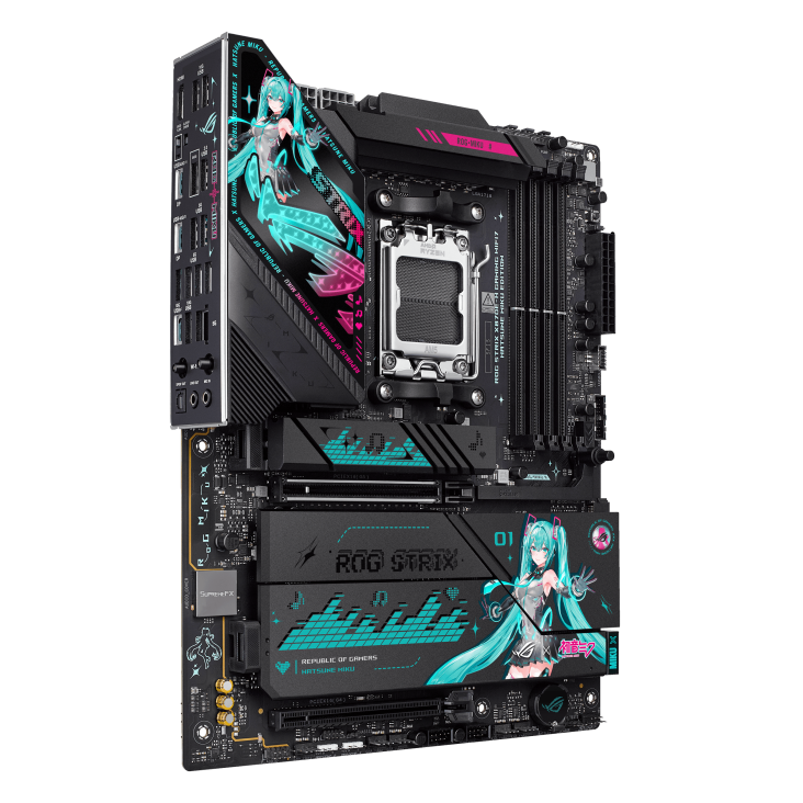 ASUS ROG STRIX X870E-H GAMING MIKU (AMD,AM5,DDR5,ATX)