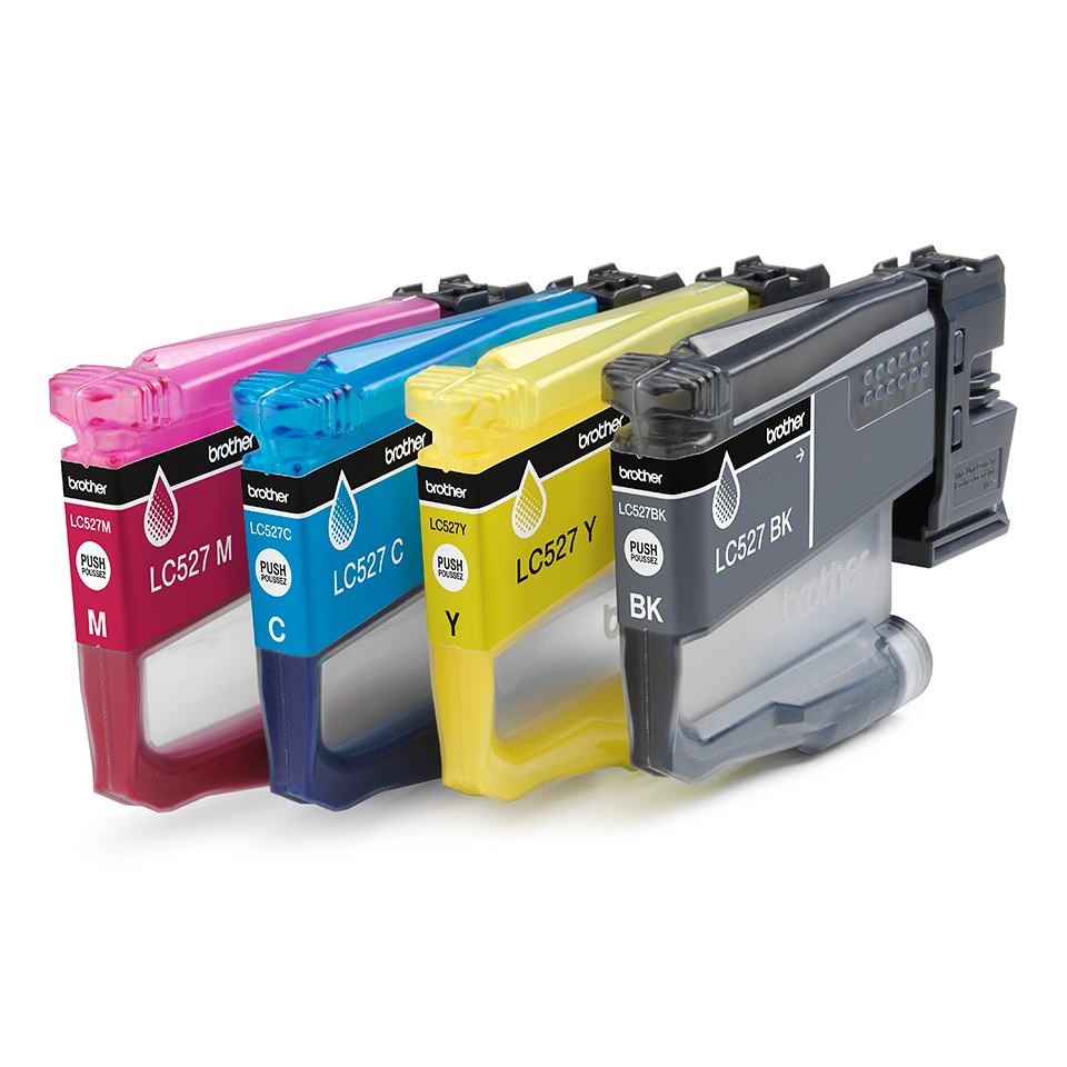 brother LC-527VAL schwarz, cyan, magenta, gelb Druckerpatronen, 4er-Set