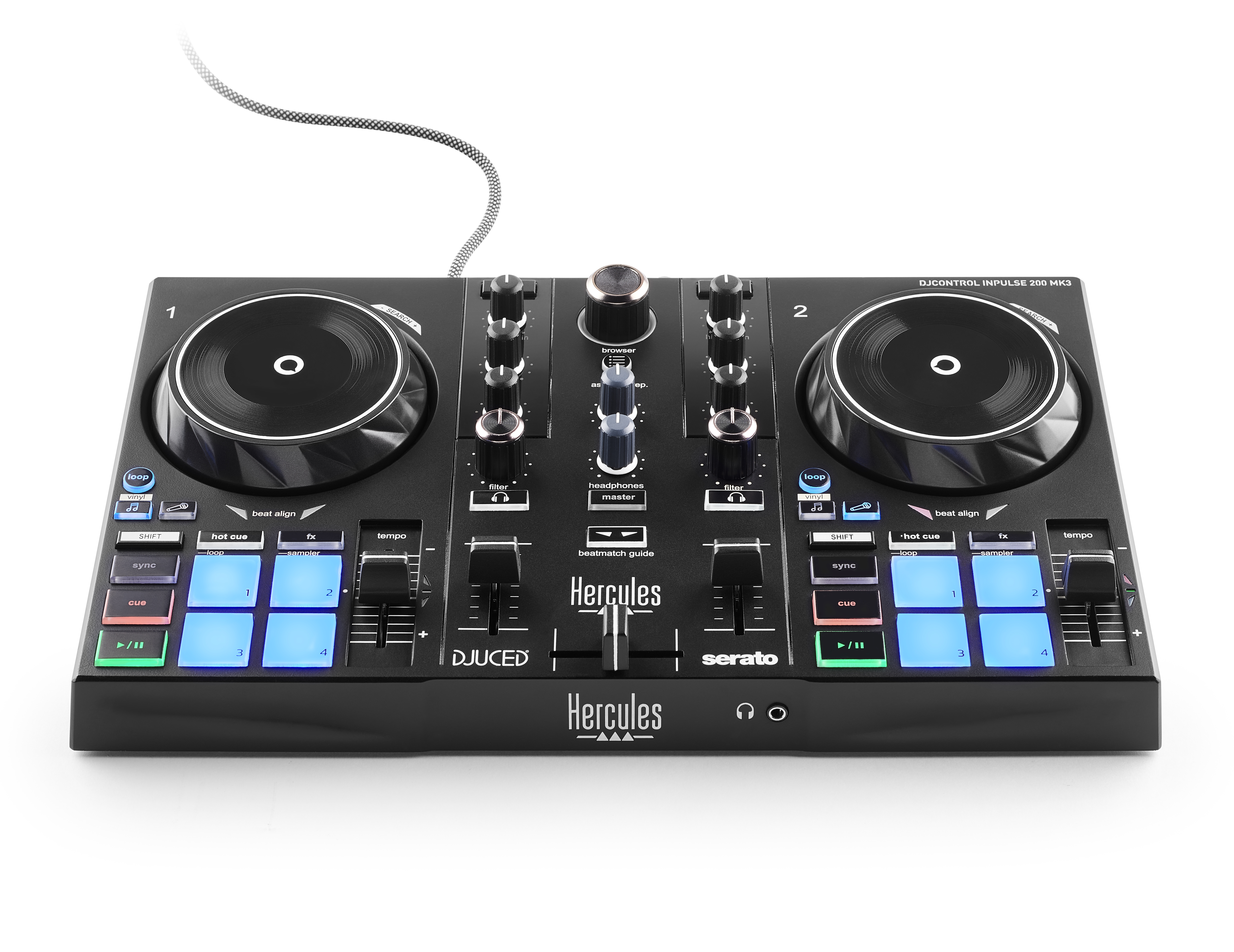 Mixersteuerung Hercules DJ Control Inpulse 200MK3 retail