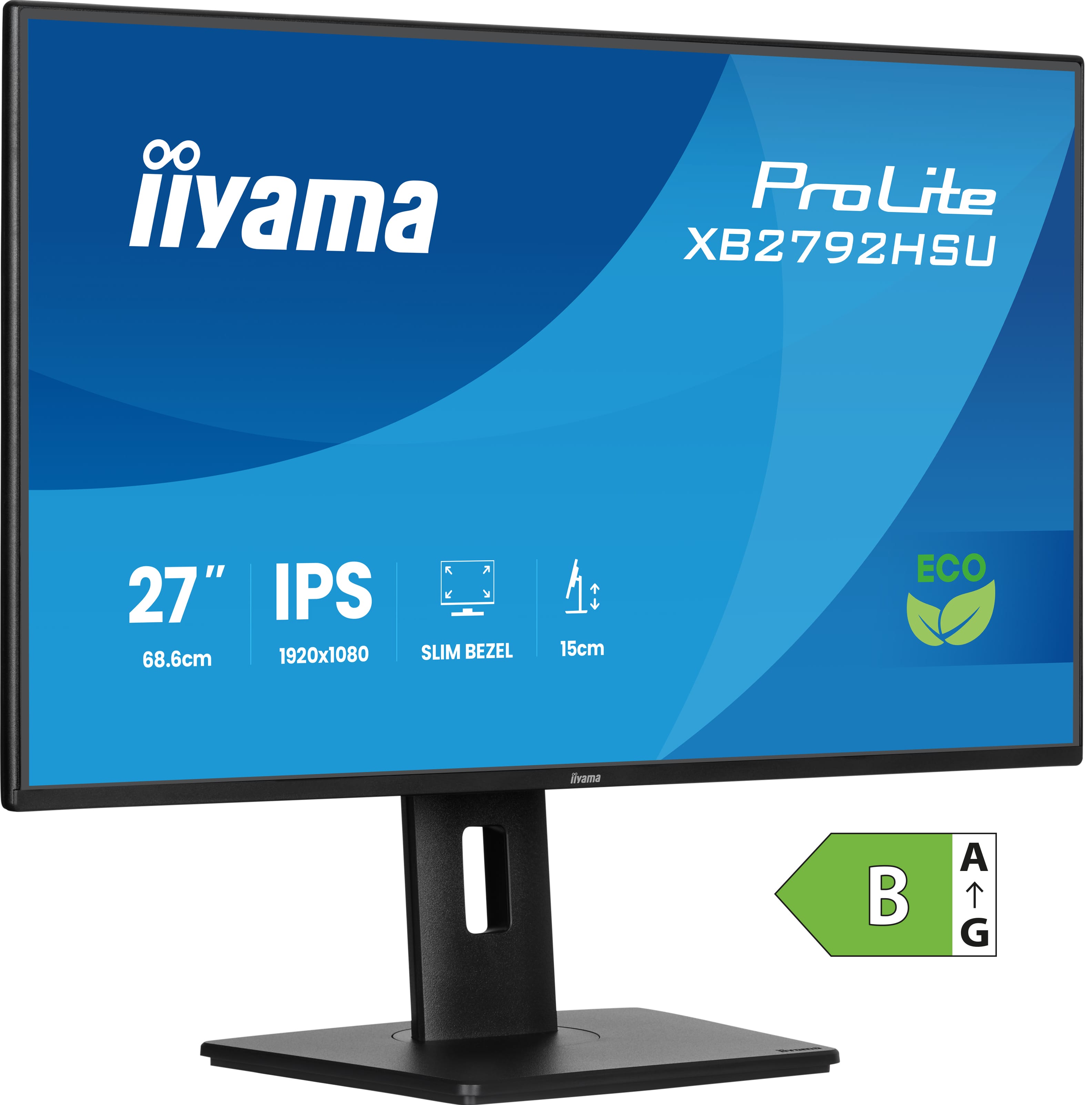 IIYAMA 68.6cm (27) XB2792HSU-B1 16:9 HDMI+DP+2xUSB IPS
