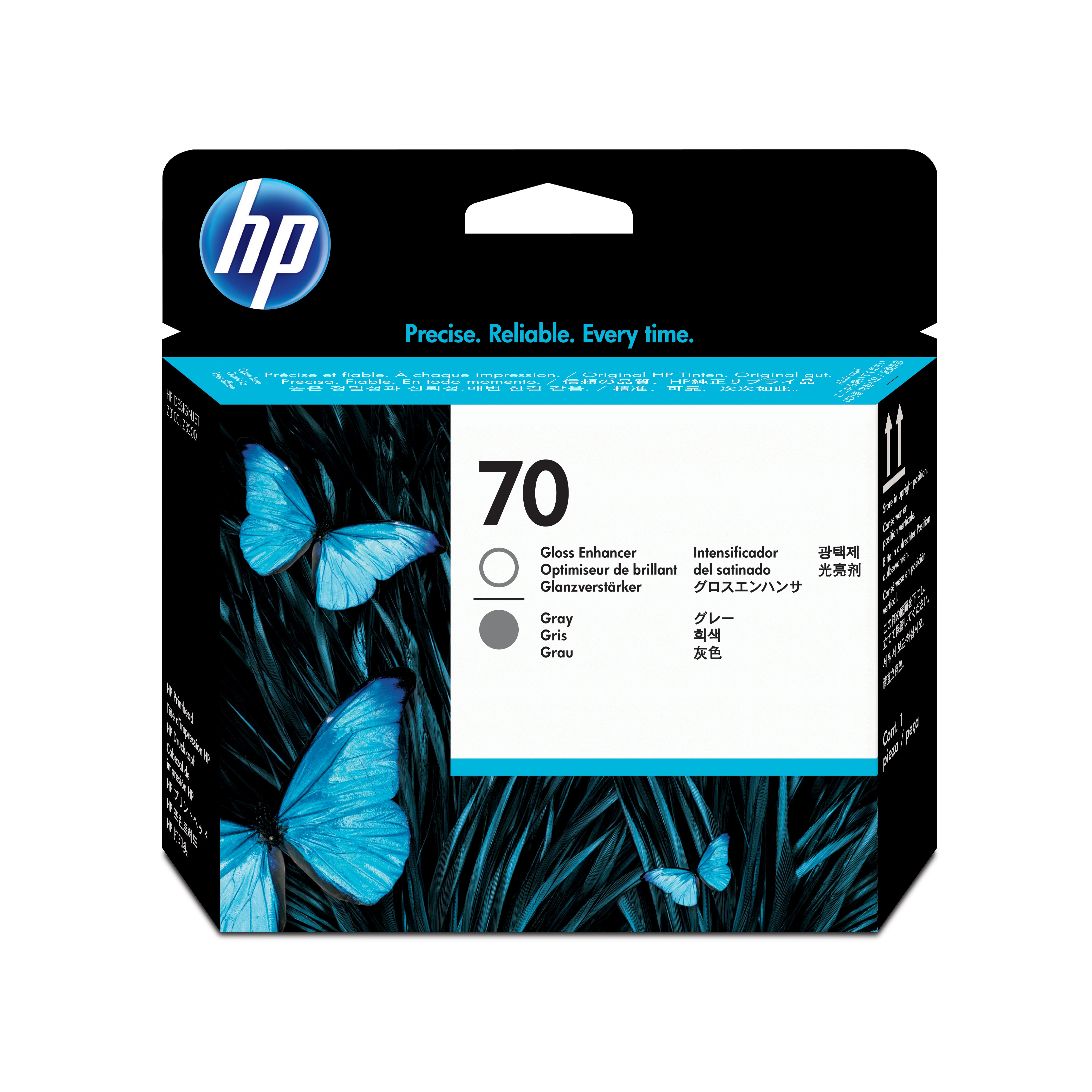HP 70 original printhead C9410A grey and gloss enhancer