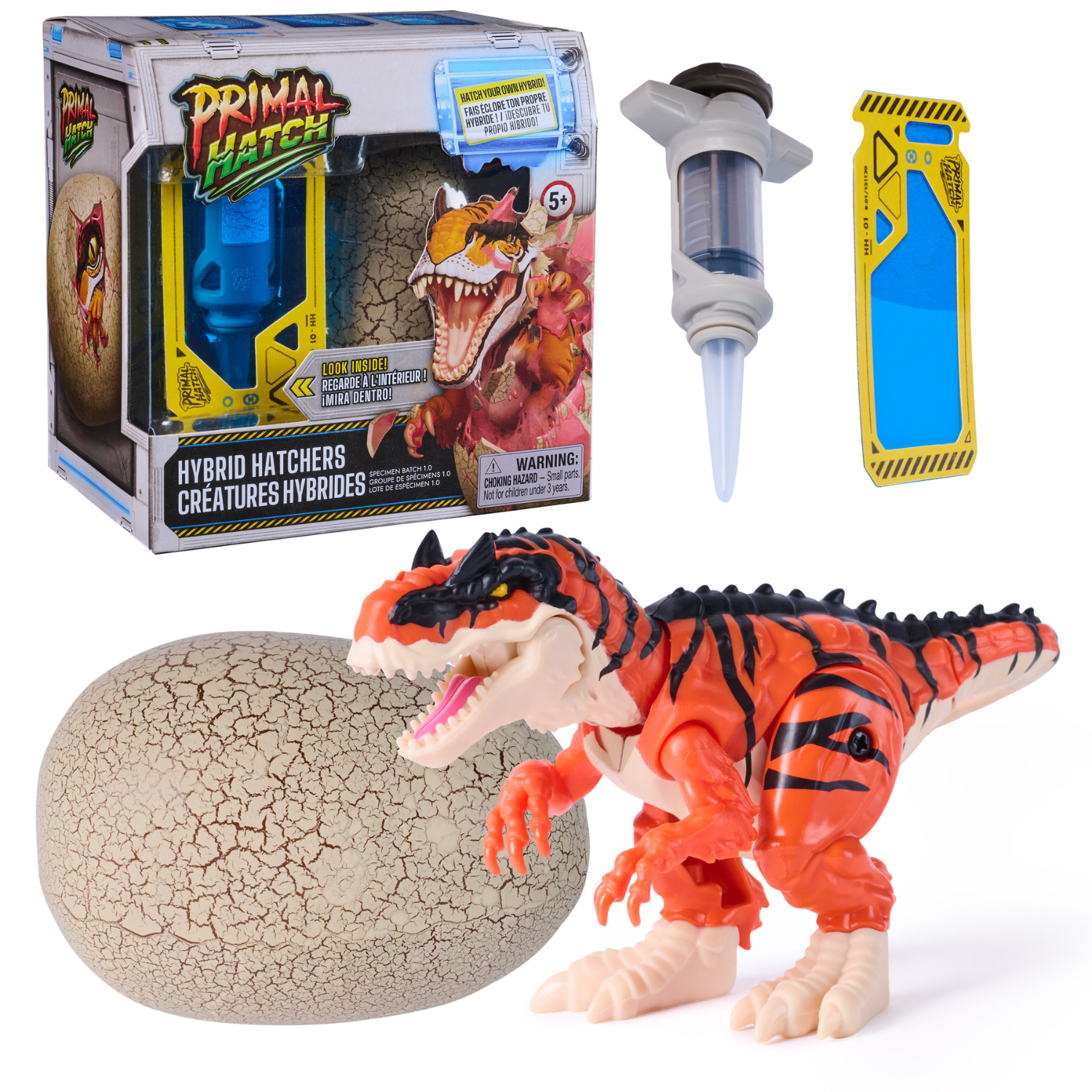 Primal Hatch Hybrid Dinos - Dino Actionfigur im Ei, Spielfigur