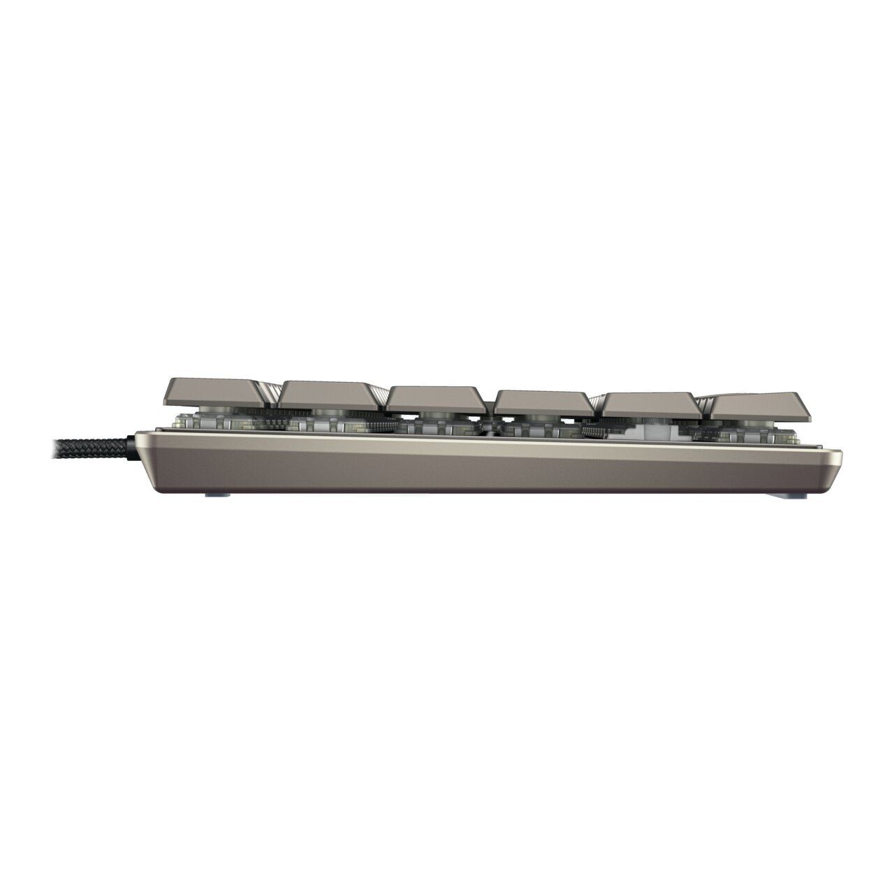 CHERRY KC500MX-LP Tastatur Wired DE MX rot 1.80m hellgrau