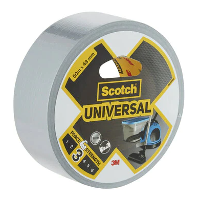 Scotch Universal Gewebeband silber 48,0 mm x 50,0 m 1 Rolle