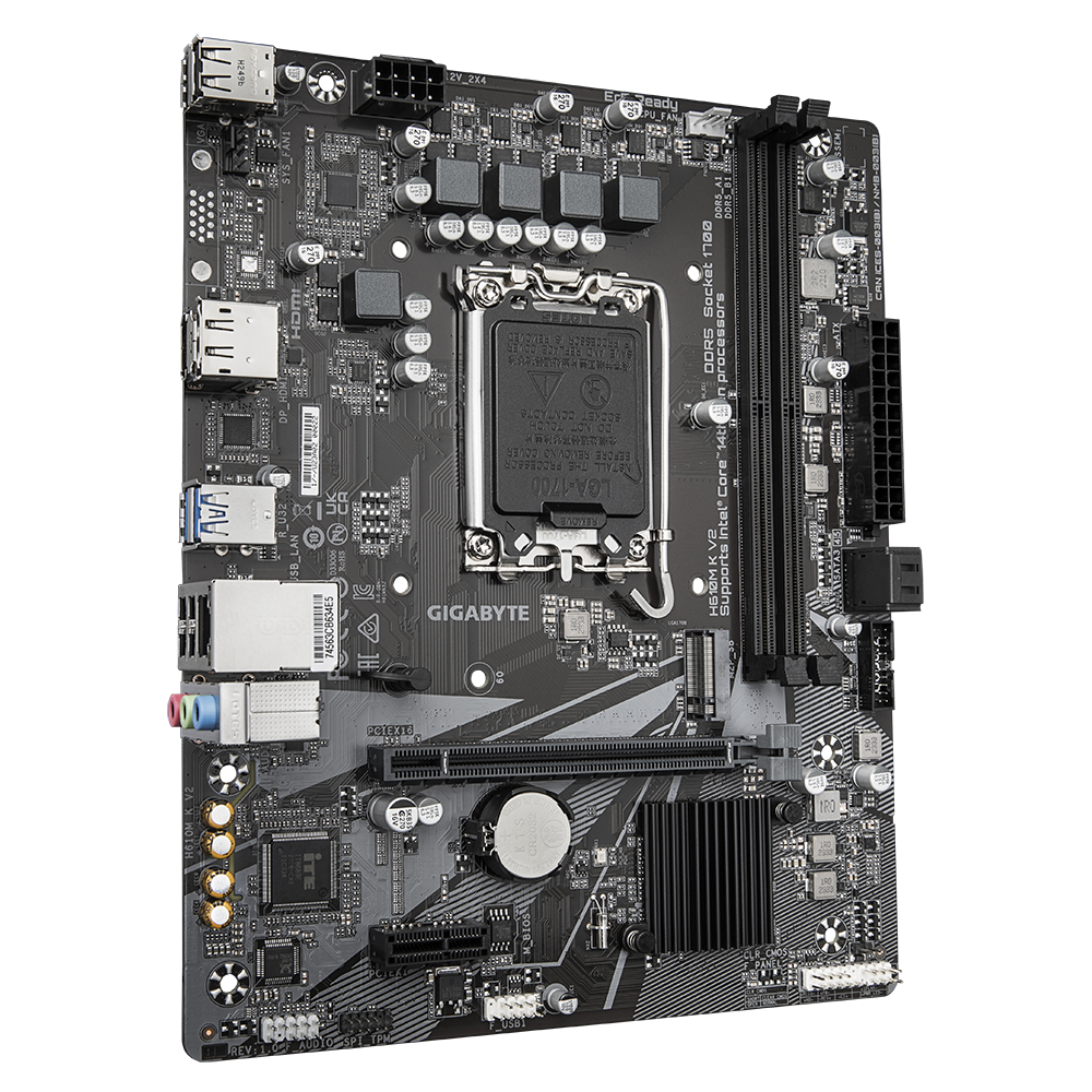 Gigabyte H610M K V2 (H610,S1700,mATX,DDR5)