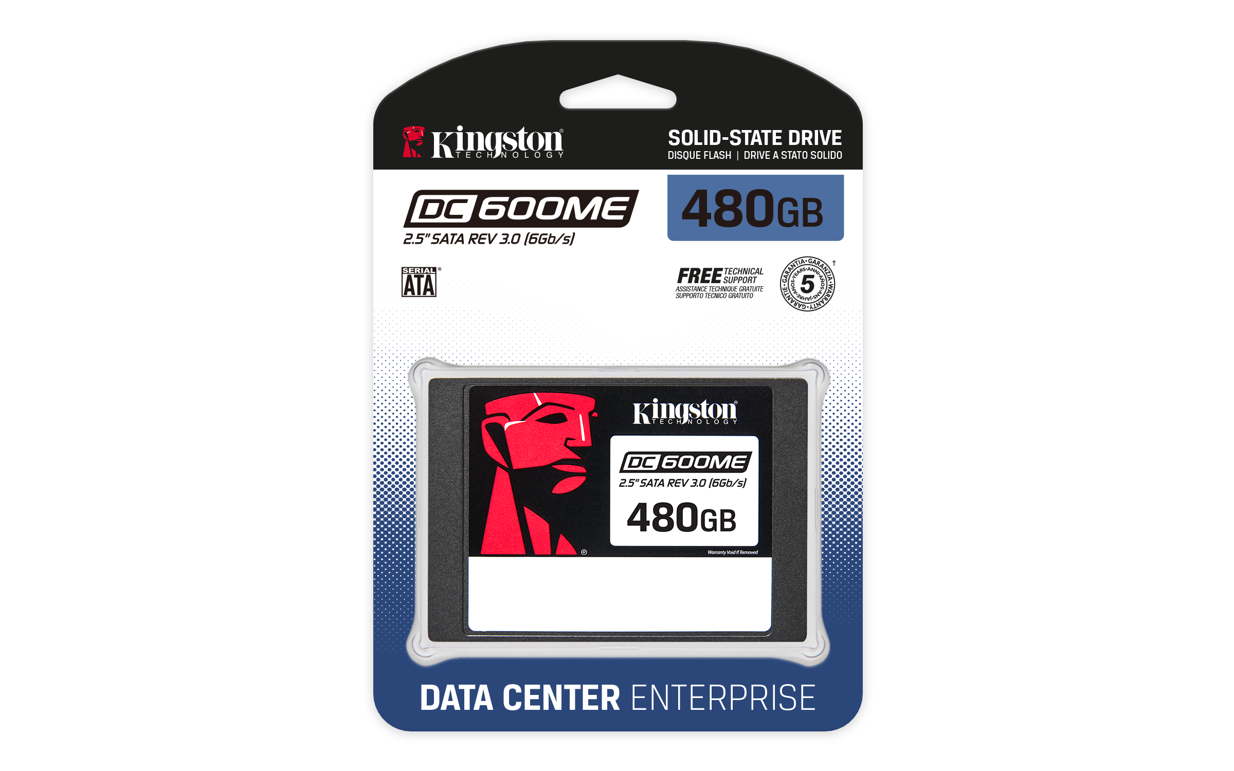 KINGSTON 480GB DC600ME Mixed-Use TCG Opal 6,35cm 2,5Zoll Enterprise SATA SSD