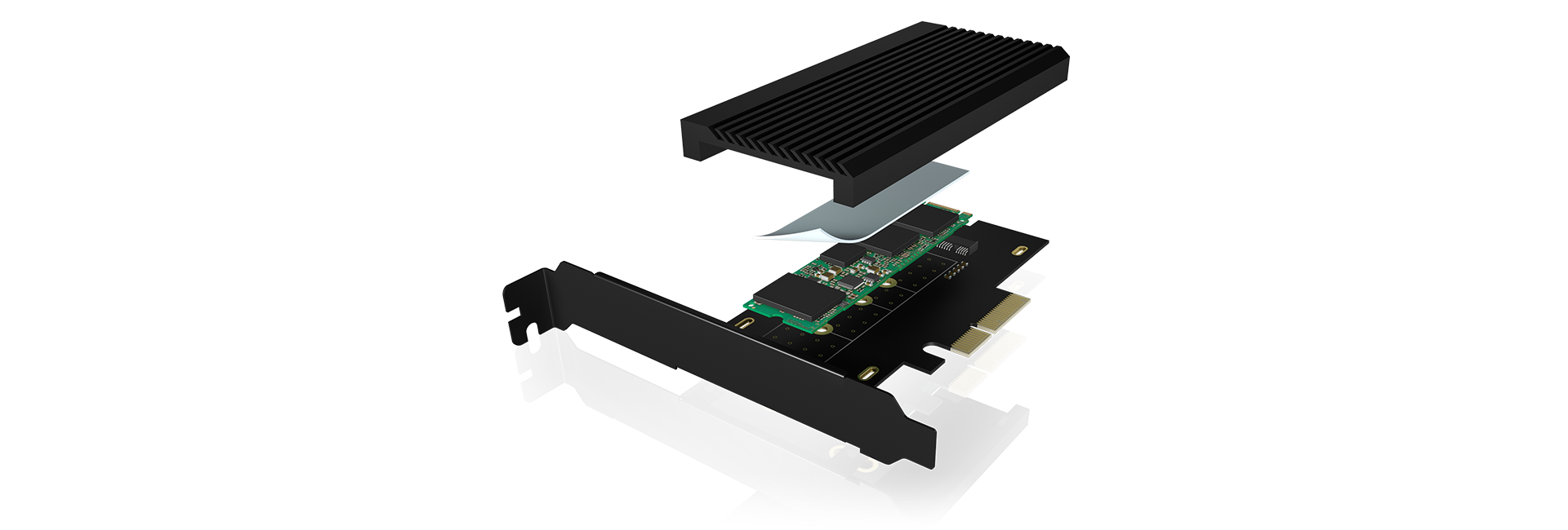 PCI Card IcyBox M.2 PCIe SSD -> PCIe 4.0x4 Host