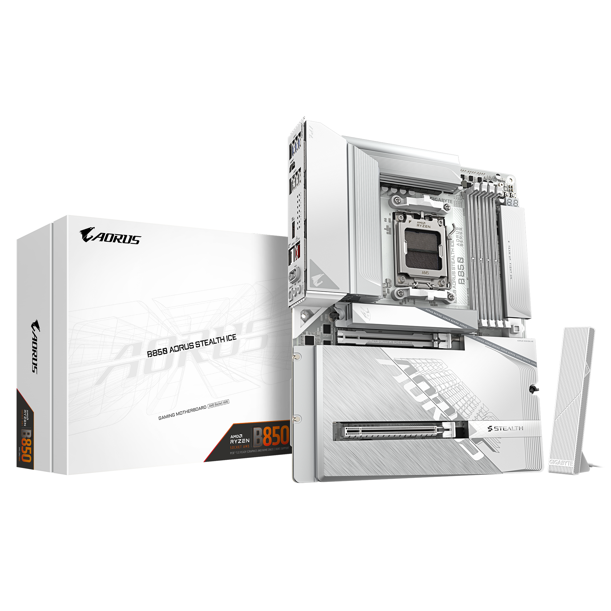 Gigabyte B850 AORUS STEALTH ICE (B850,AM5,ATX,DDR5)